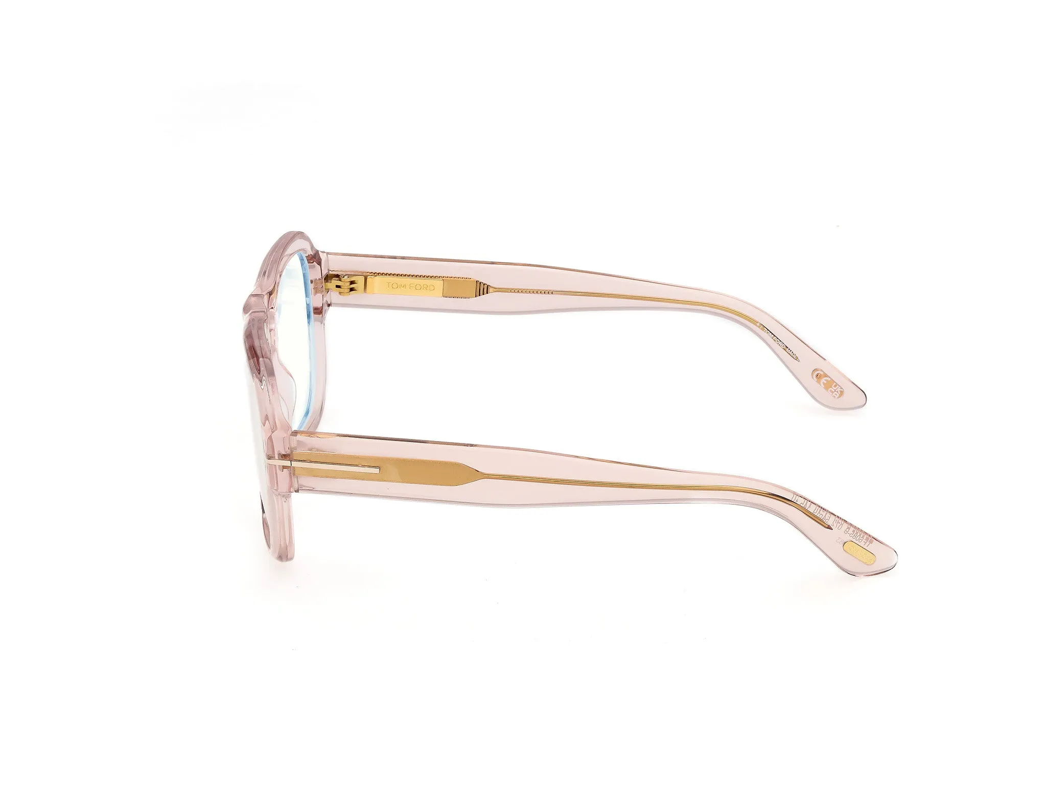 TOM FORD FT6085-B 72 Montature da vista Acetato Rosa Squadrata Normale - immagine 3