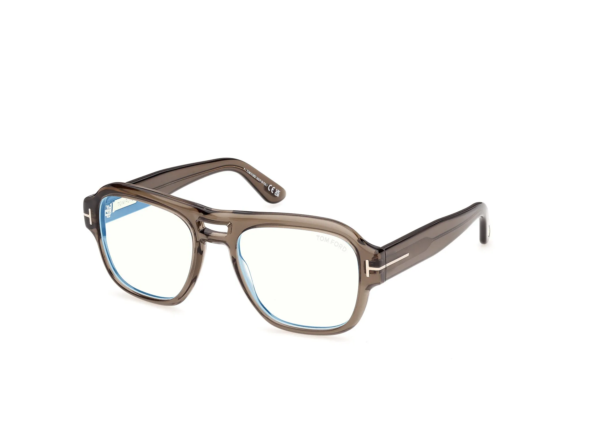 TOM FORD FT6085-B 48 Montature da vista Acetato Marrone Squadrata Normale - immagine 1