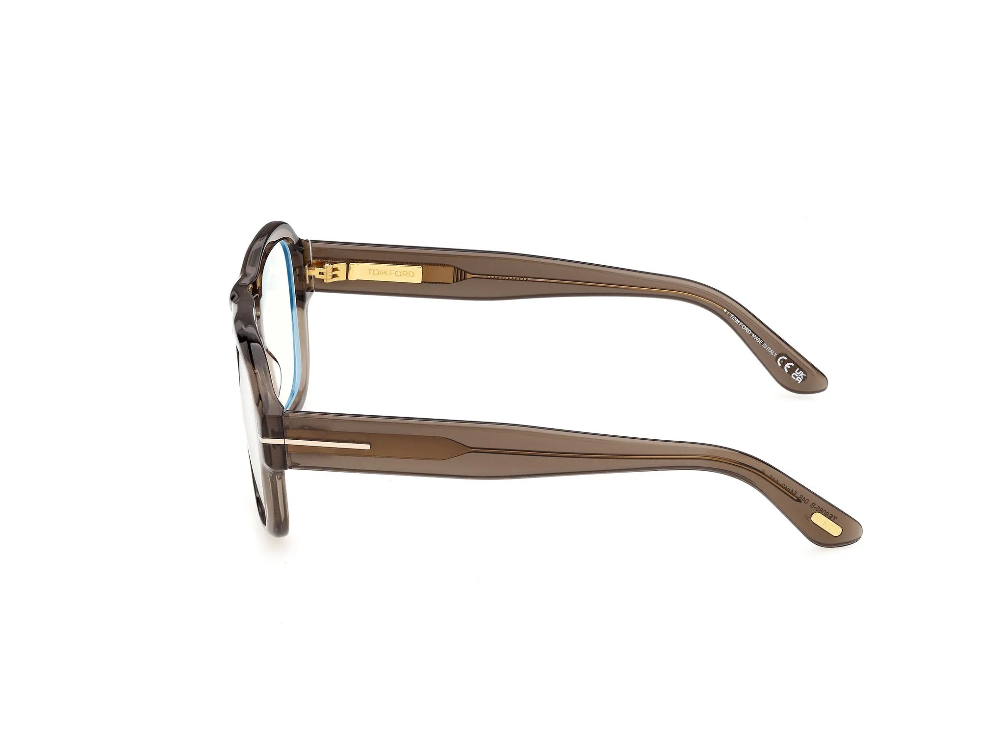 TOM FORD FT6085-B 48 Montature da vista Acetato Marrone Squadrata Normale - immagine 3