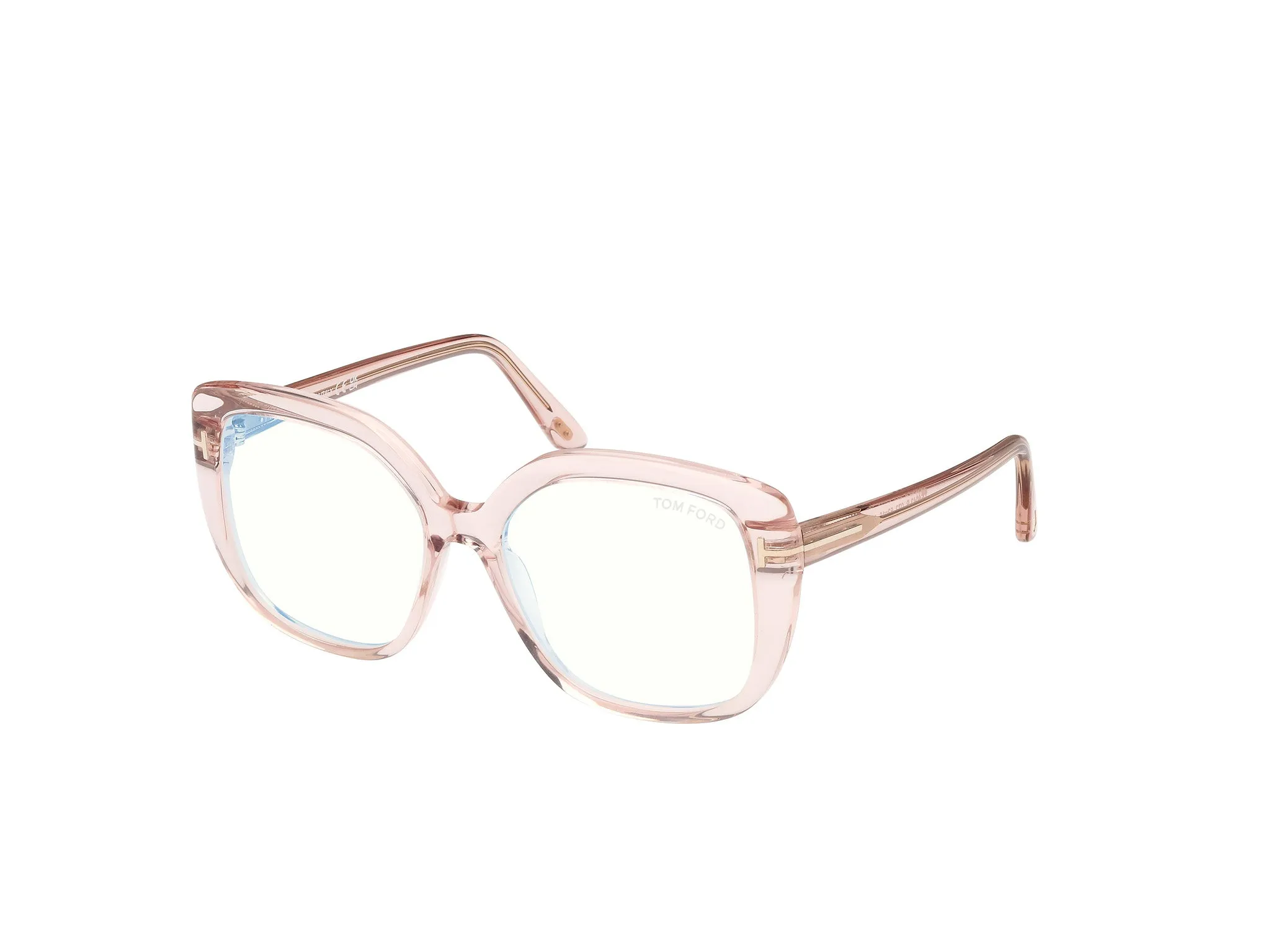 TOM FORD FT6043-B 72 Montature da vista Acetato Rosa Squadrata Normale - immagine 1