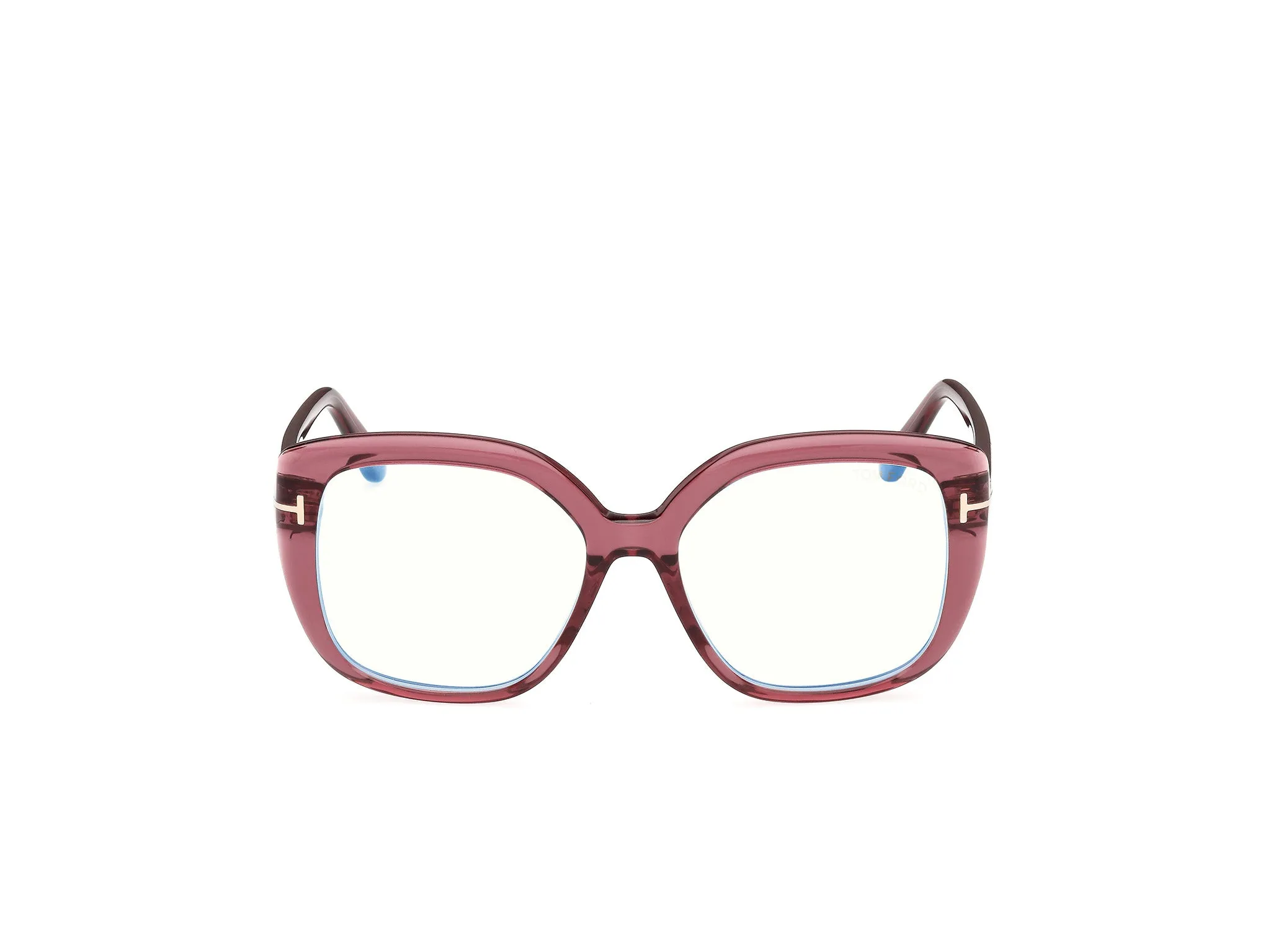 TOM FORD FT6043-B 69 Montature da vista Acetato Bordeaux Squadrata Normale - immagine 2