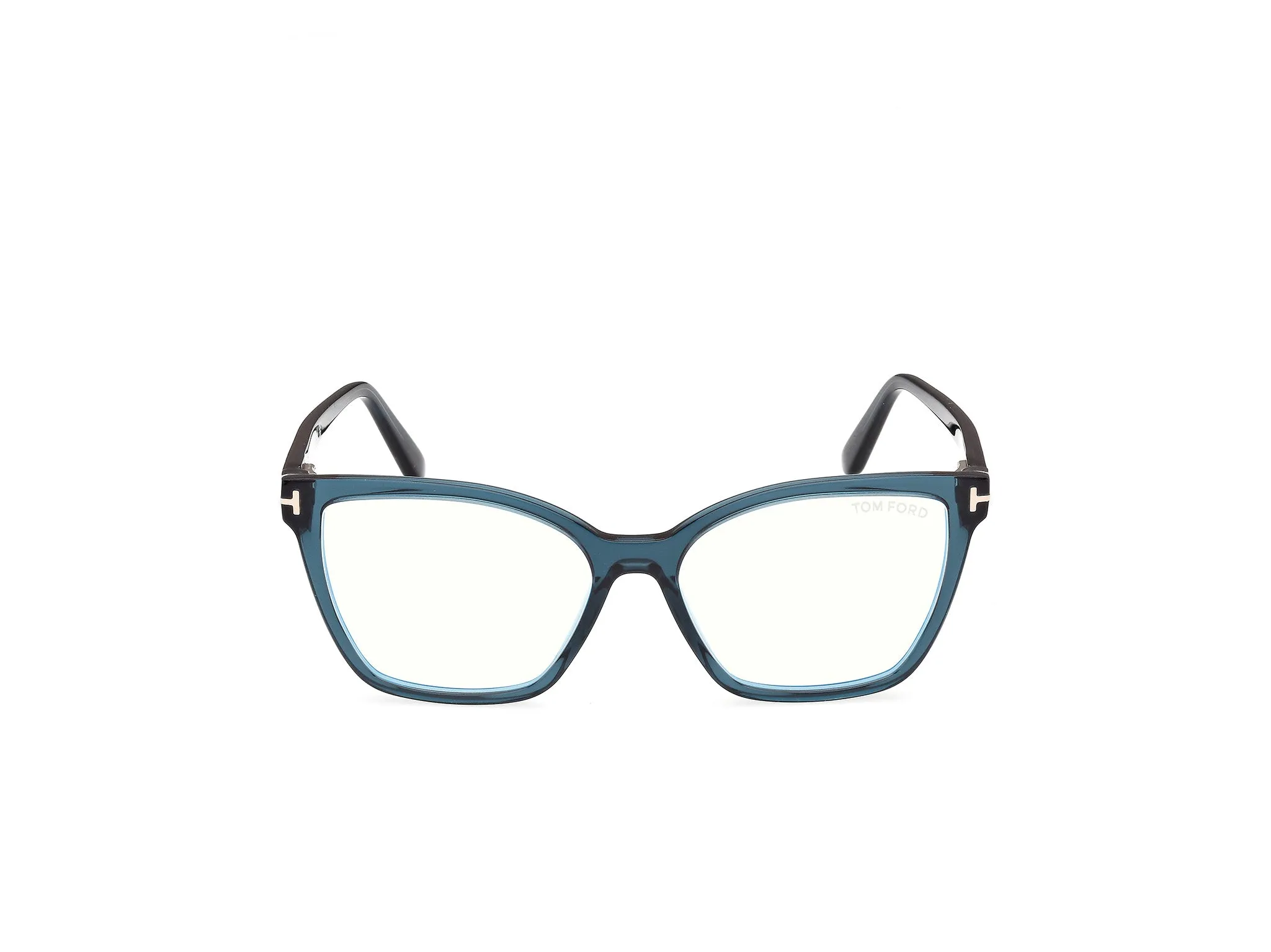 TOM FORD FT5812-B 87 Montature da vista Acetato Blu Farfalla Normale - immagine 2