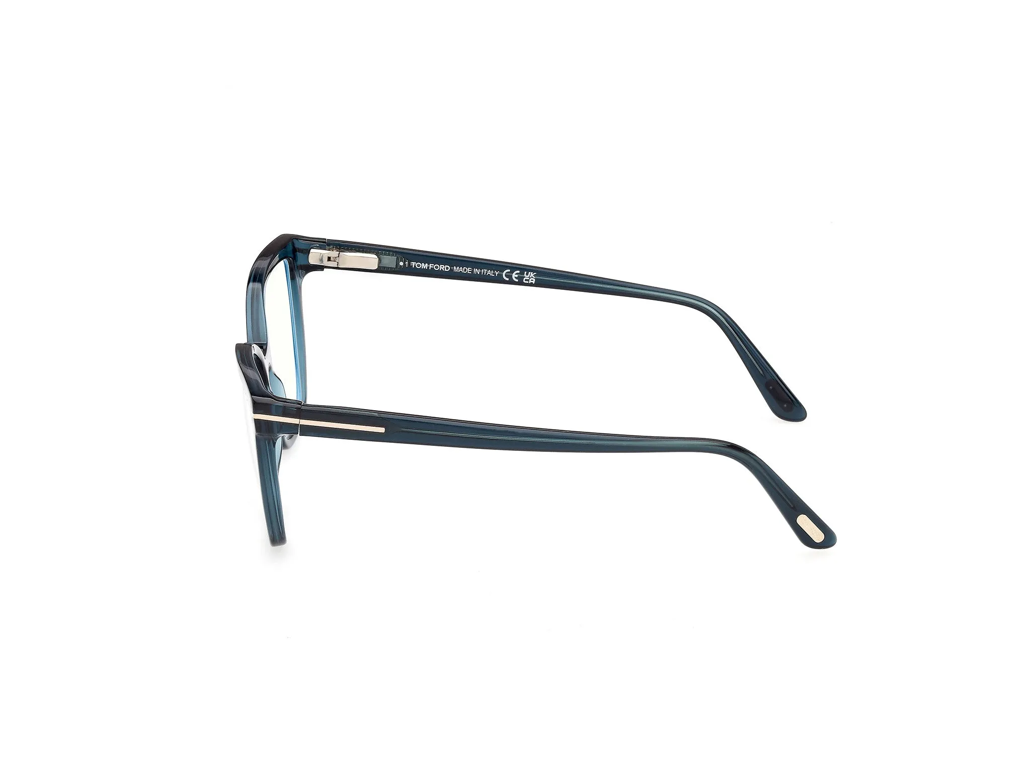 TOM FORD FT5812-B 87 Montature da vista Acetato Blu Farfalla Normale - immagine 3