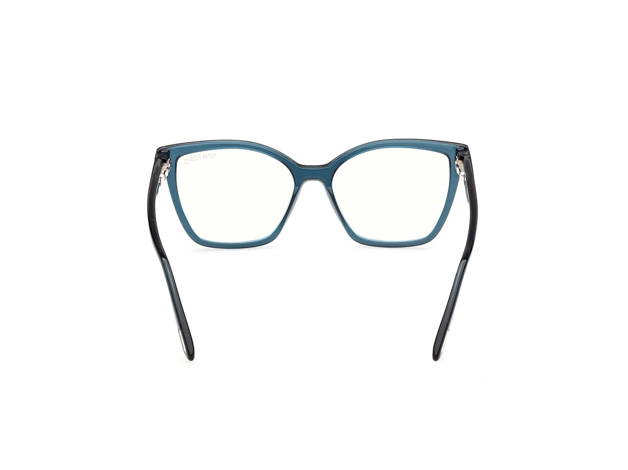 TOM FORD FT5812-B 87 Montature da vista Acetato Blu Farfalla Normale - immagine 4