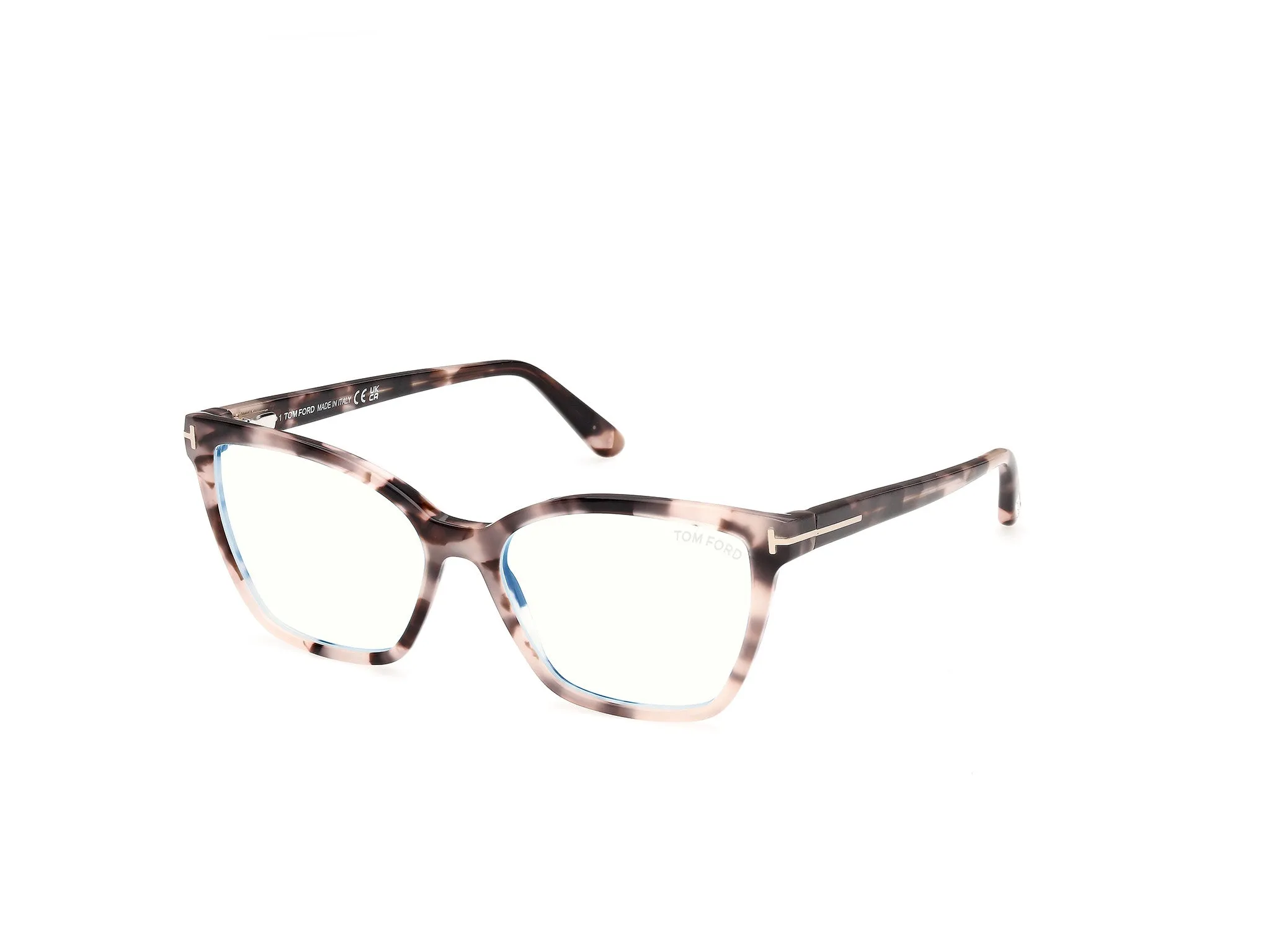 TOM FORD FT5812-B 56 Montature da vista Acetato Havana Farfalla Normale - immagine 1