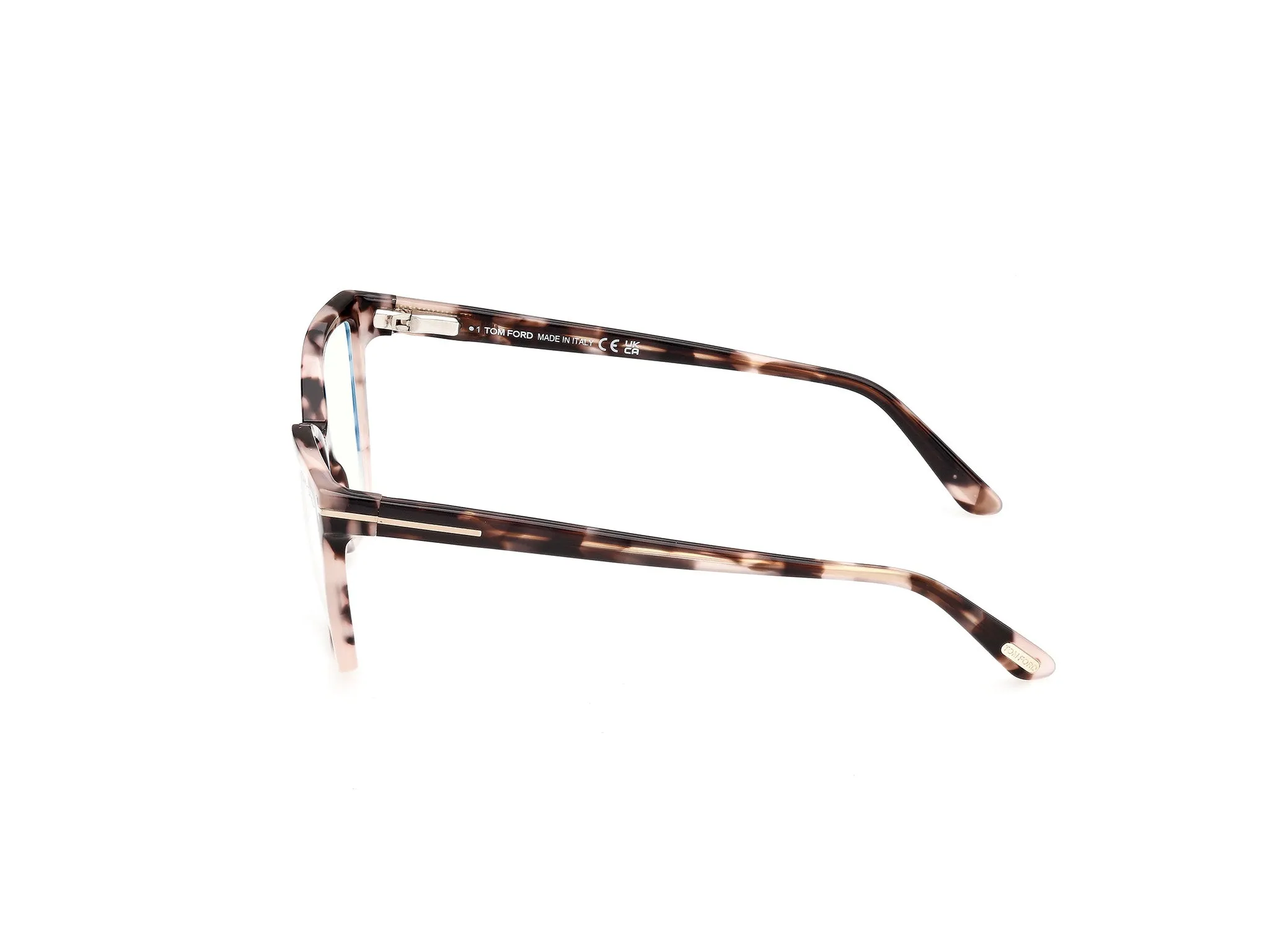 TOM FORD FT5812-B 56 Montature da vista Acetato Havana Farfalla Normale - immagine 3