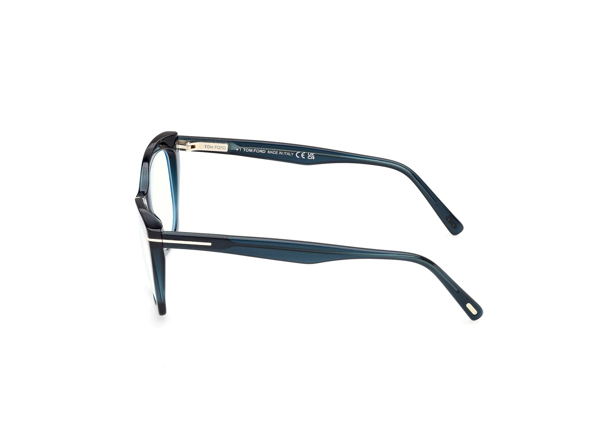 TOM FORD FT5709-B 87 Montature da vista Acetato Blu Cat Eye Normale - immagine 3