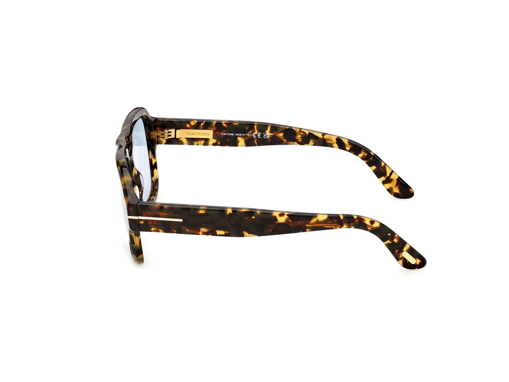 TOM FORD FT1484 MASON-02 56V Occhiali da sole Acetato Havana Blu Squadrata Fotocromatiche - immagine 3
