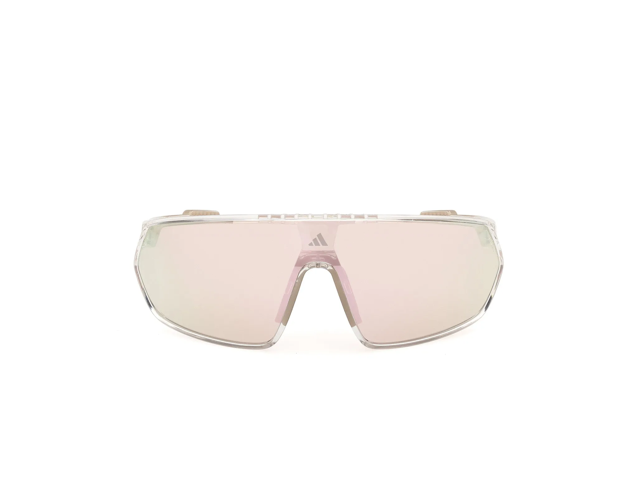 Adidas Sport SP0089 26G Occhiali da sole Iniettato Trasparente Marrone Maschera Normale - immagine 2