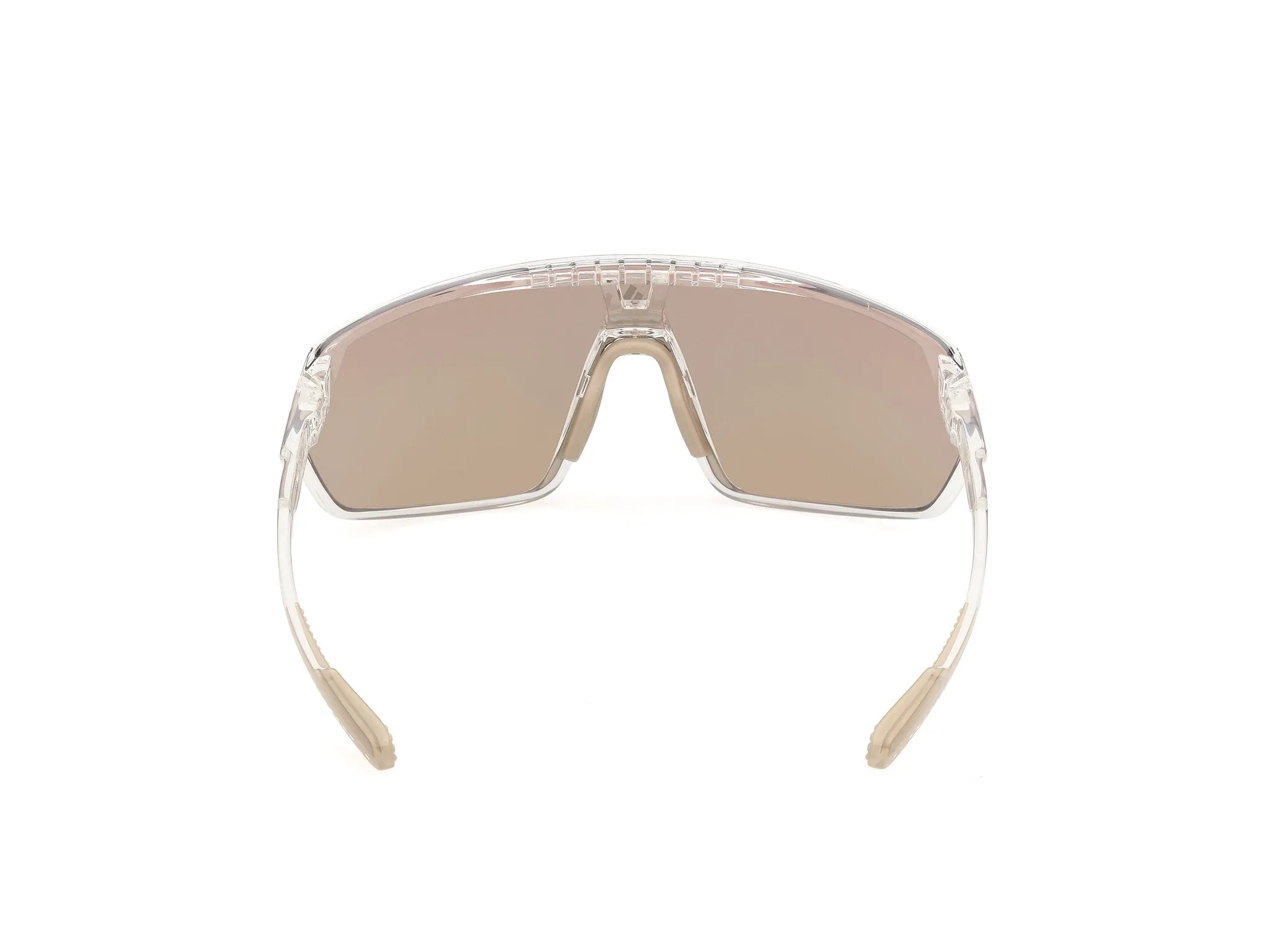 Adidas Sport SP0089 26G Occhiali da sole Iniettato Trasparente Marrone Maschera Normale - immagine 4