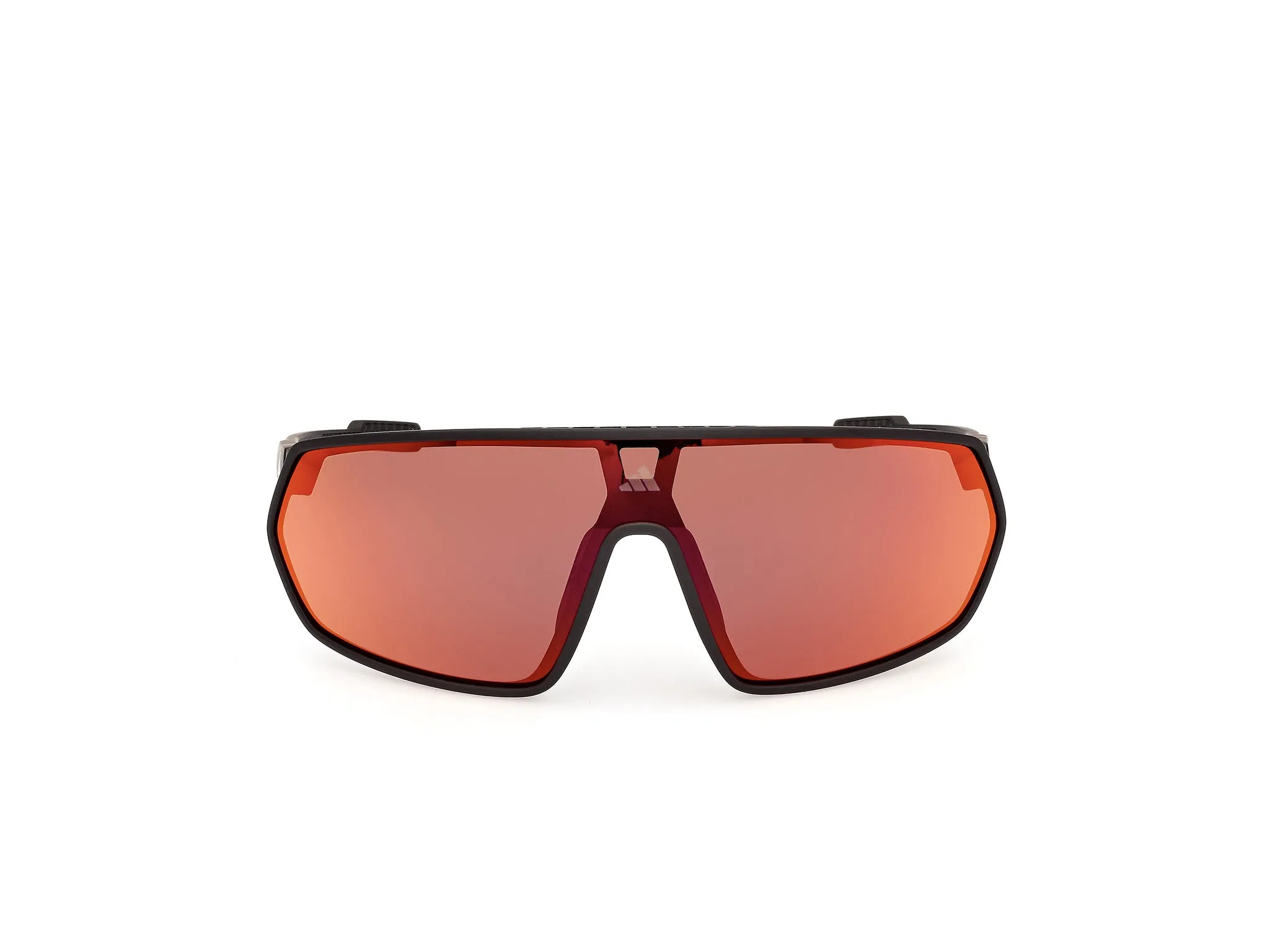 Adidas Sport SP0089 02U Occhiali da sole Iniettato Nero Bordeaux Maschera Normale - immagine 2