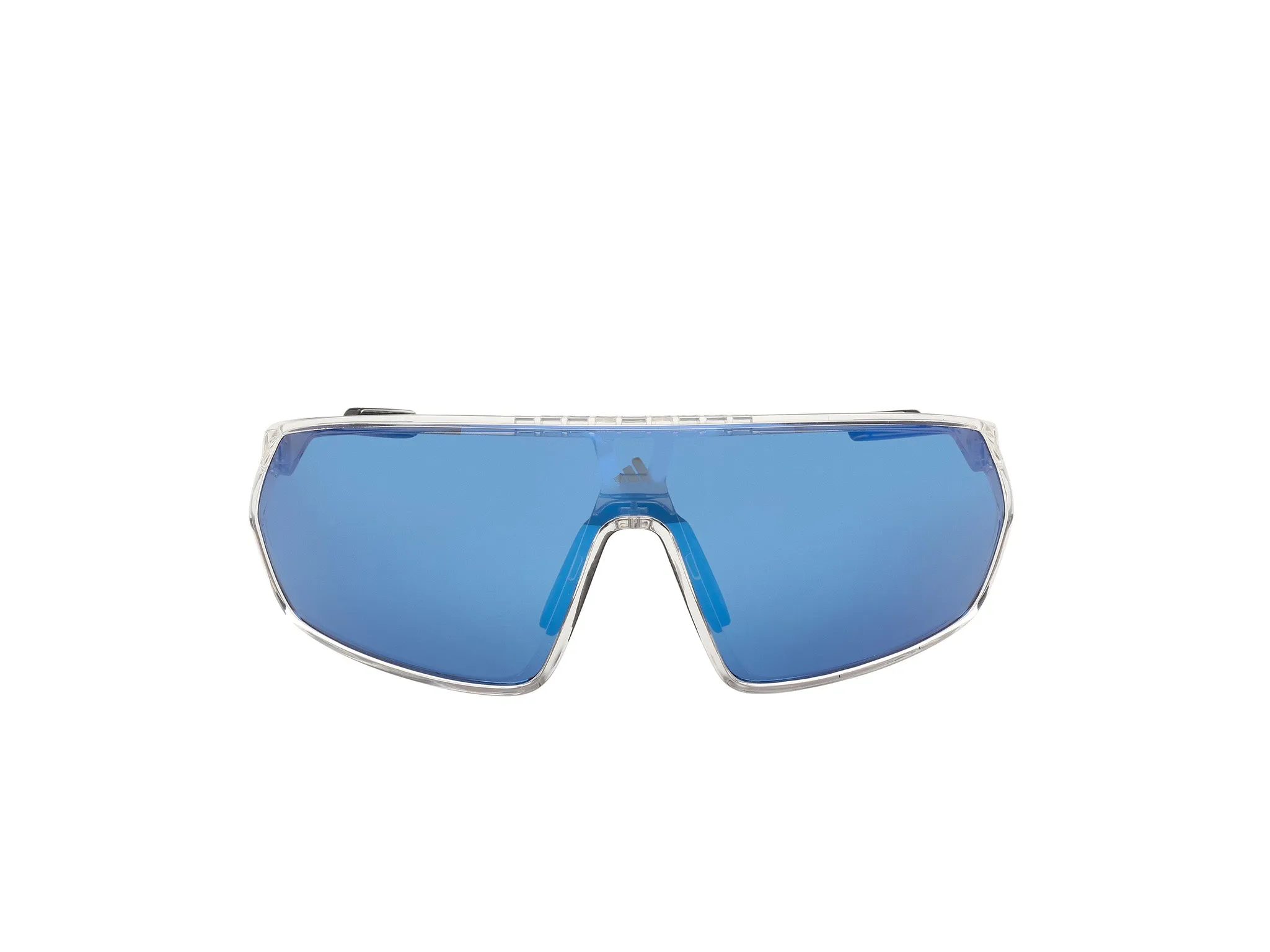 Adidas Sport SP0088 26X Occhiali da sole Iniettato Trasparente Blu Maschera Normale - immagine 2