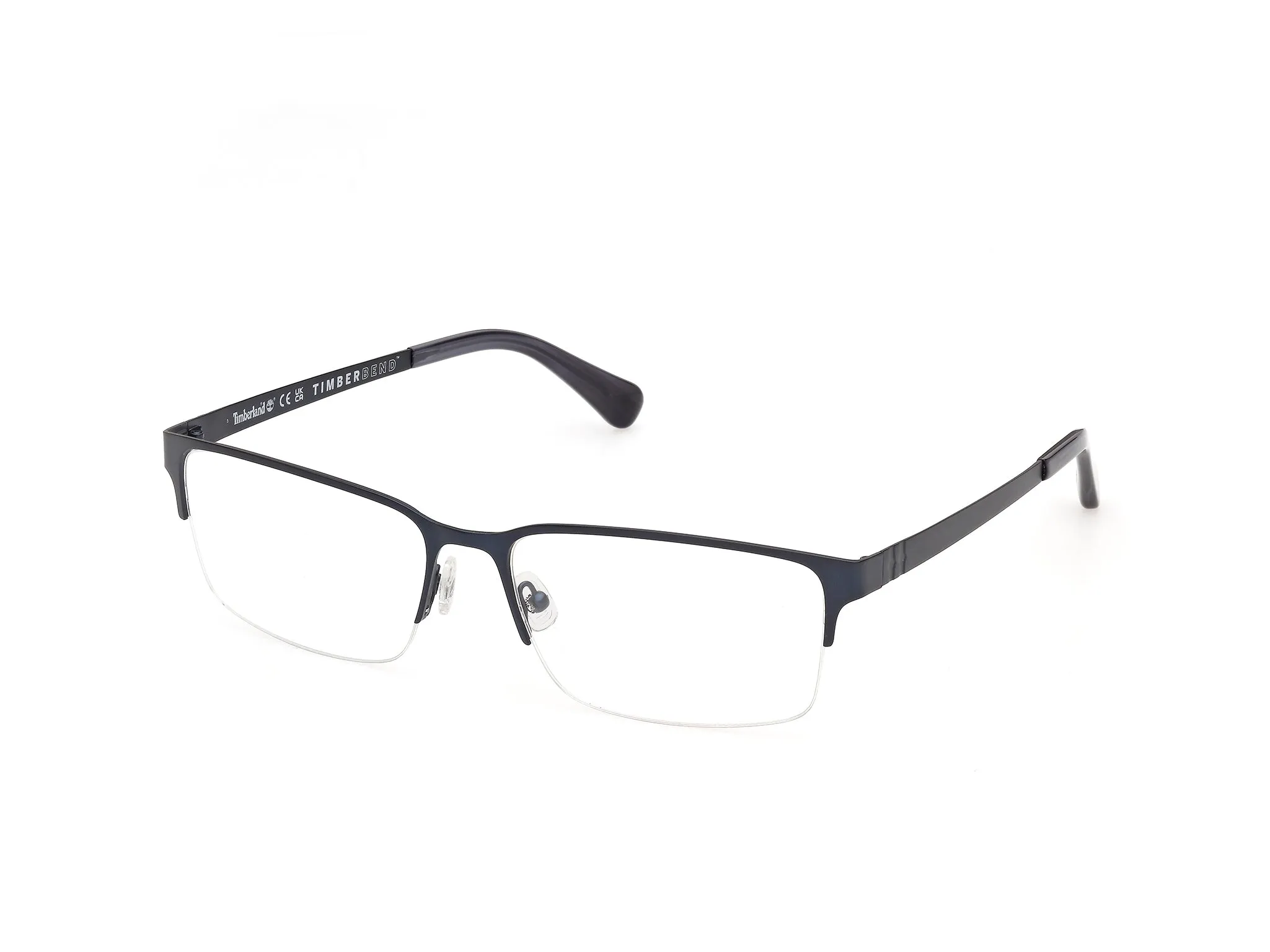 Timberland TB50037 91 Montature da vista Metallo Blu Squadrata Normale - immagine 1