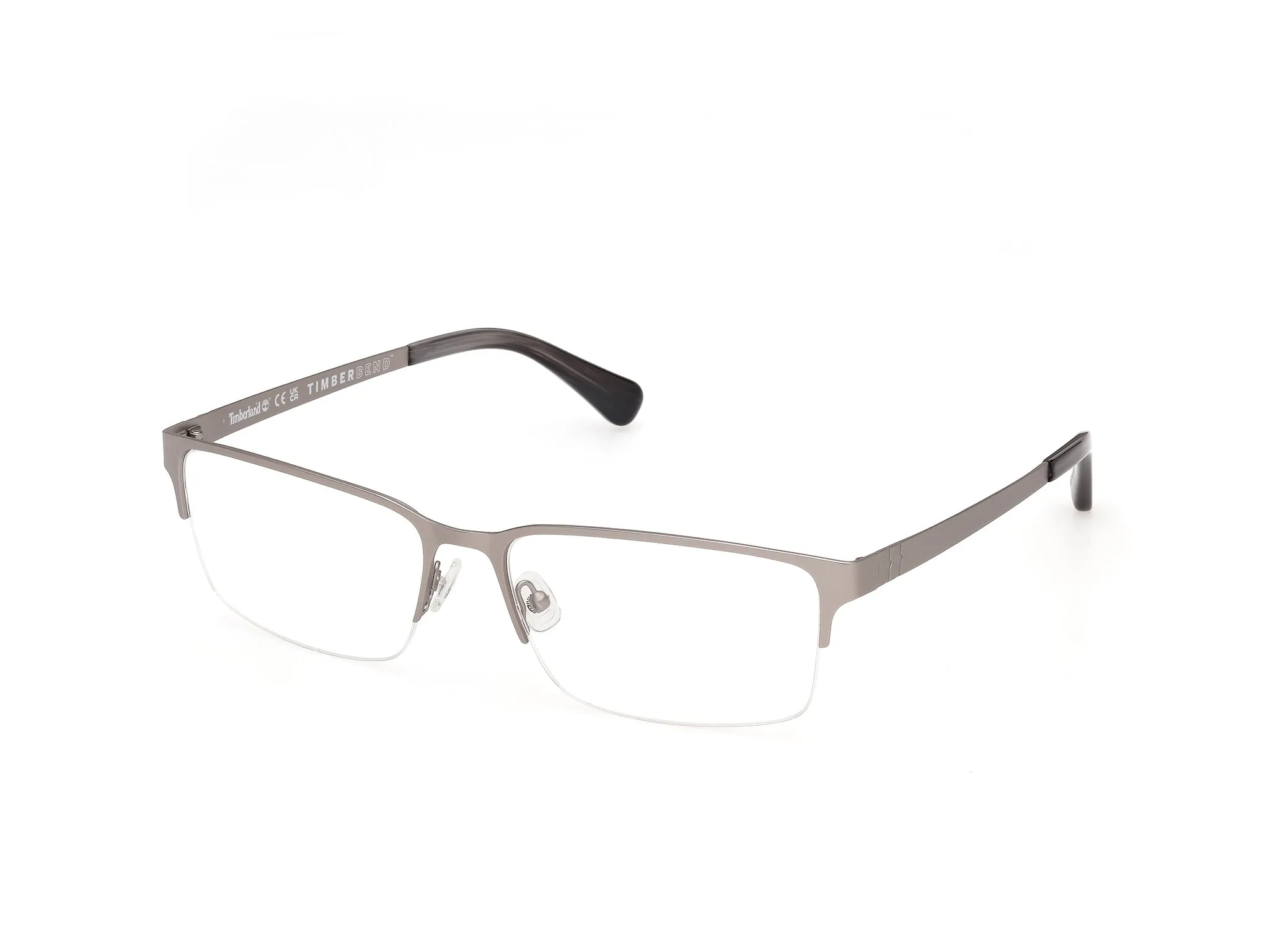 Timberland TB50037 11 Montature da vista Metallo Grigio Squadrata Normale - immagine 1