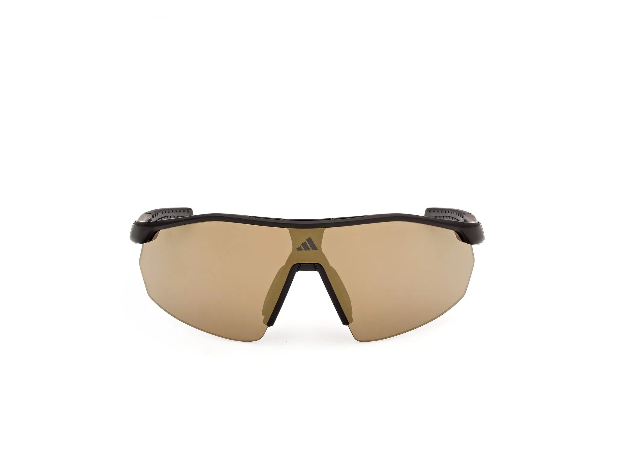 Adidas Sport SP0116 ANEMOS LIGHT S 02G Occhiali da sole Iniettato Nero Marrone Maschera Normale - immagine 2