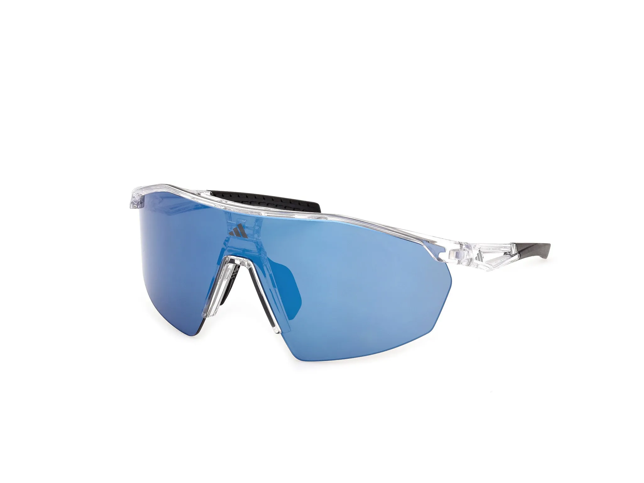 Adidas Sport SP0115 ANEMOS LIGHT 26X Occhiali da sole Iniettato Trasparente Blu Maschera Normale - immagine 1