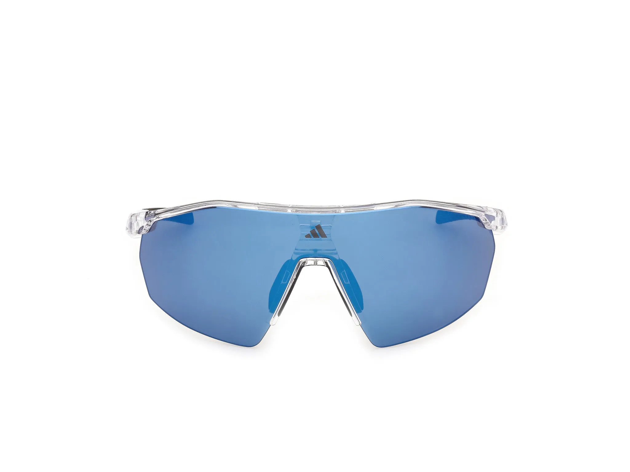 Adidas Sport SP0115 ANEMOS LIGHT 26X Occhiali da sole Iniettato Trasparente Blu Maschera Normale - immagine 2
