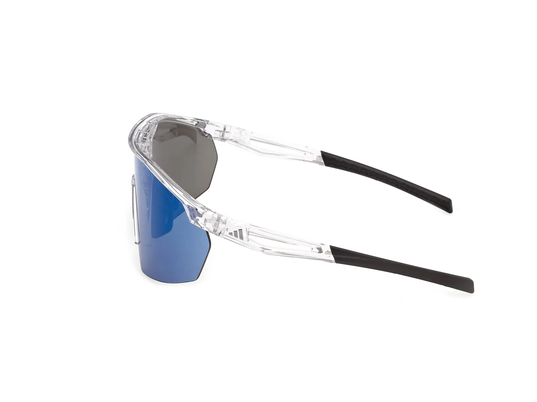 Adidas Sport SP0115 ANEMOS LIGHT 26X Occhiali da sole Iniettato Trasparente Blu Maschera Normale - immagine 3