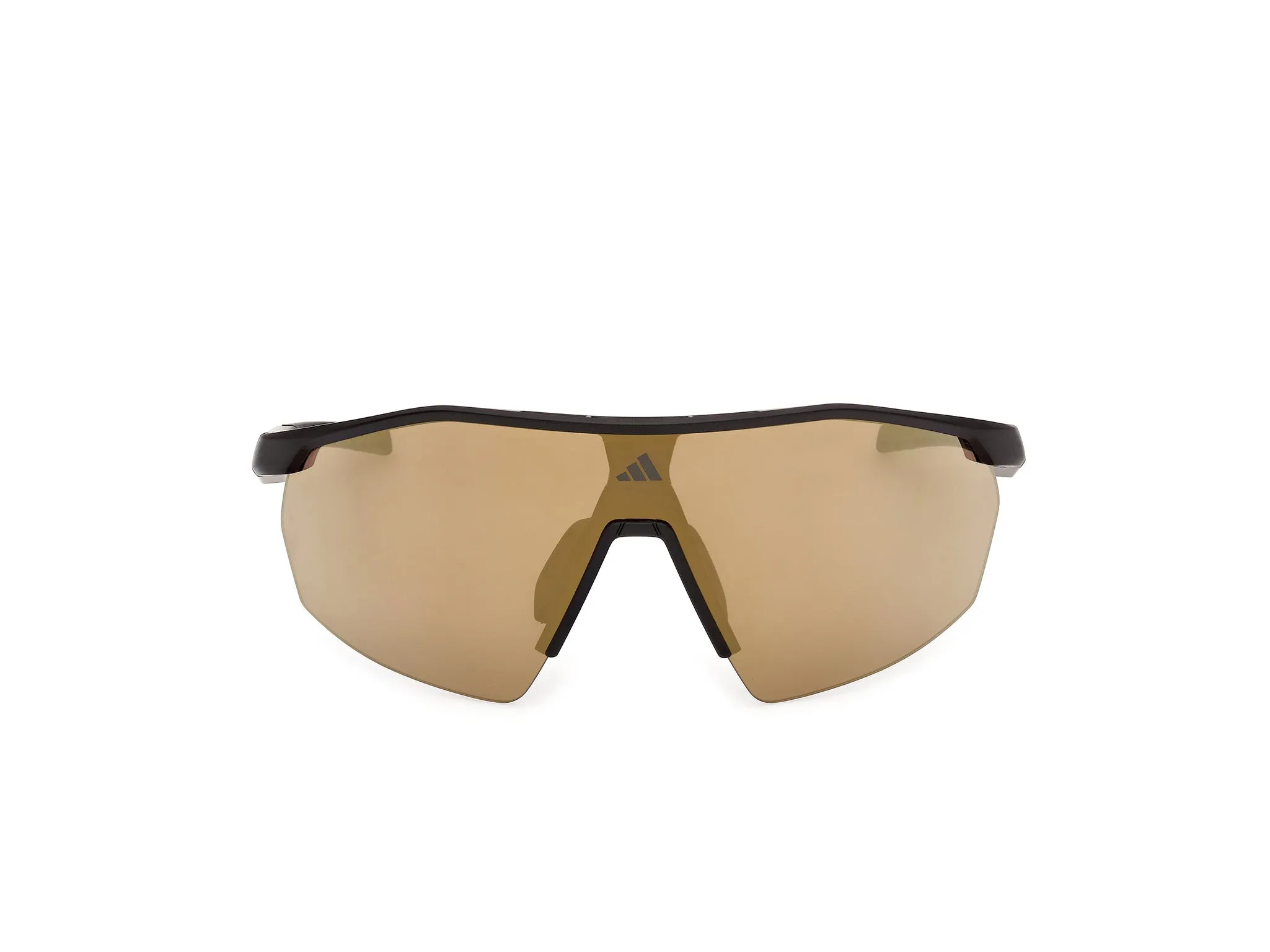 Adidas Sport SP0115 ANEMOS LIGHT 02G Occhiali da sole Iniettato Nero Marrone Maschera Normale - immagine 2