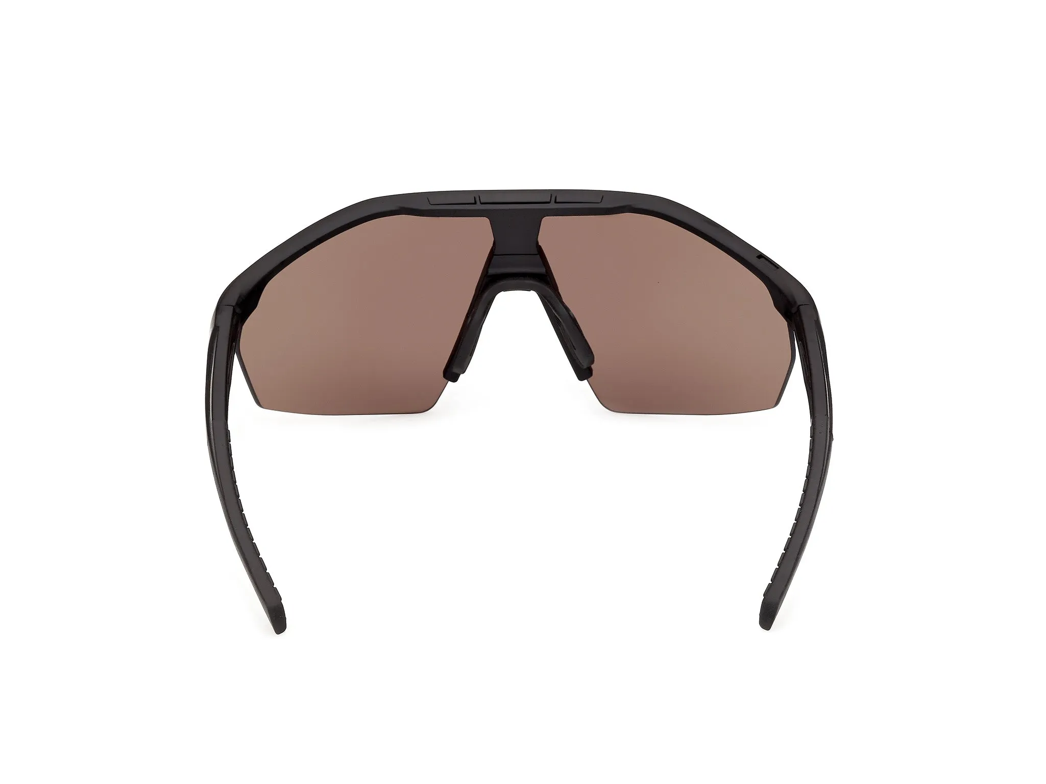 Adidas Sport SP0115 ANEMOS LIGHT 02G Occhiali da sole Iniettato Nero Marrone Maschera Normale - immagine 4