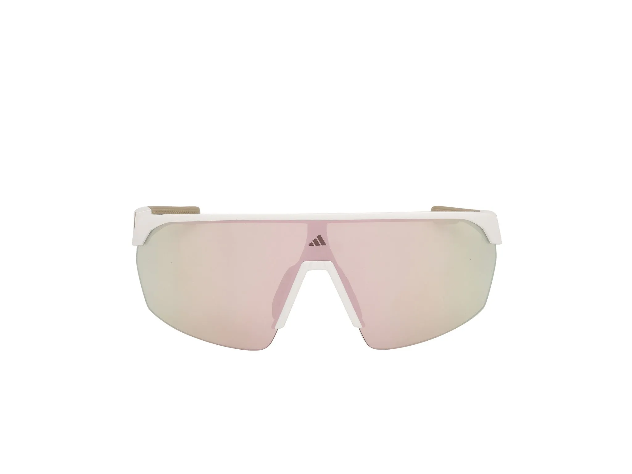 Adidas Sport SP0103 ANEMOS 21 Occhiali da sole Iniettato Bianco Marrone Maschera Normale - immagine 2