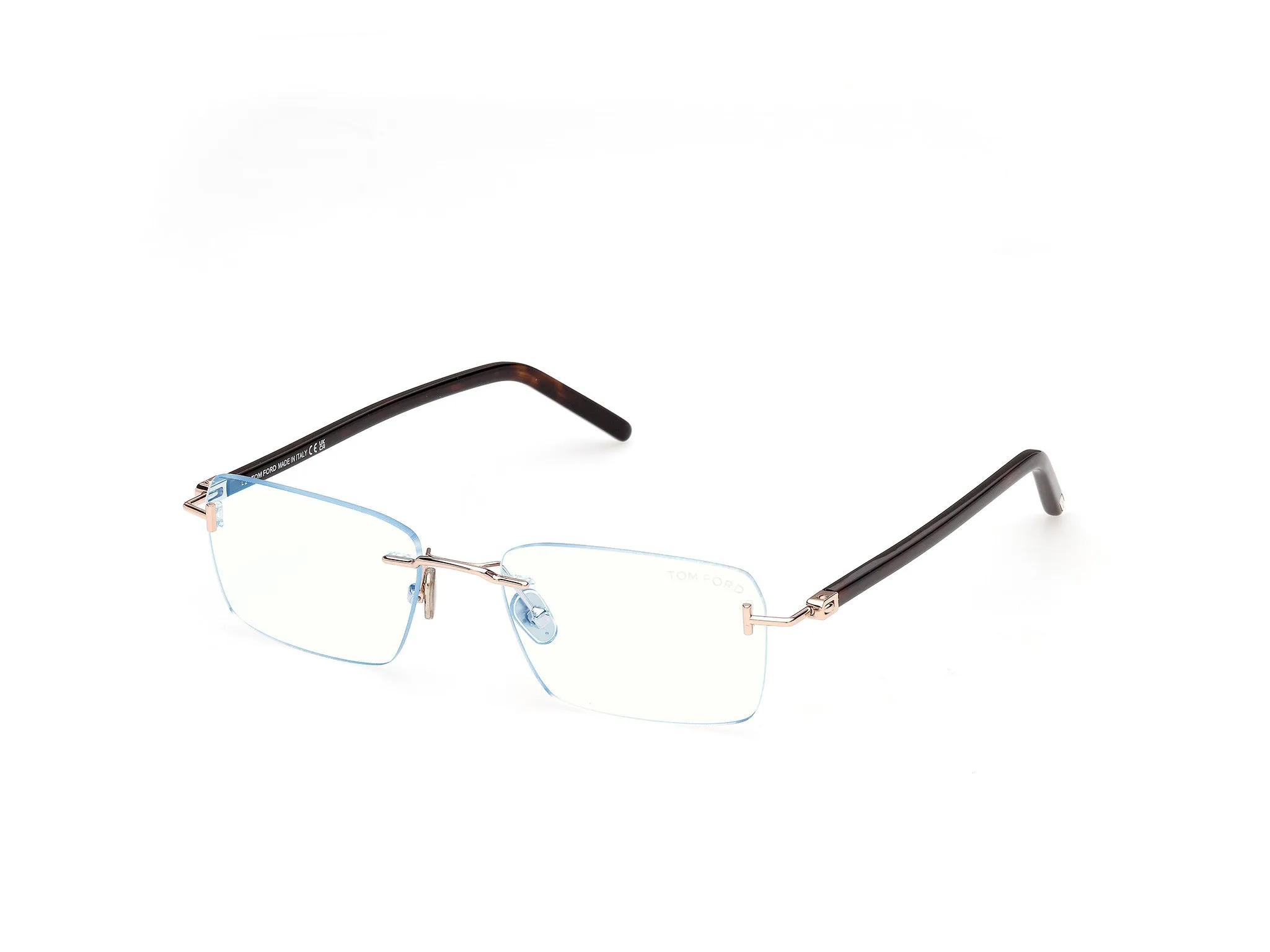 TOM FORD FT6210-B 28 Montature da vista Metallo Oro Squadrata Normale - immagine 1