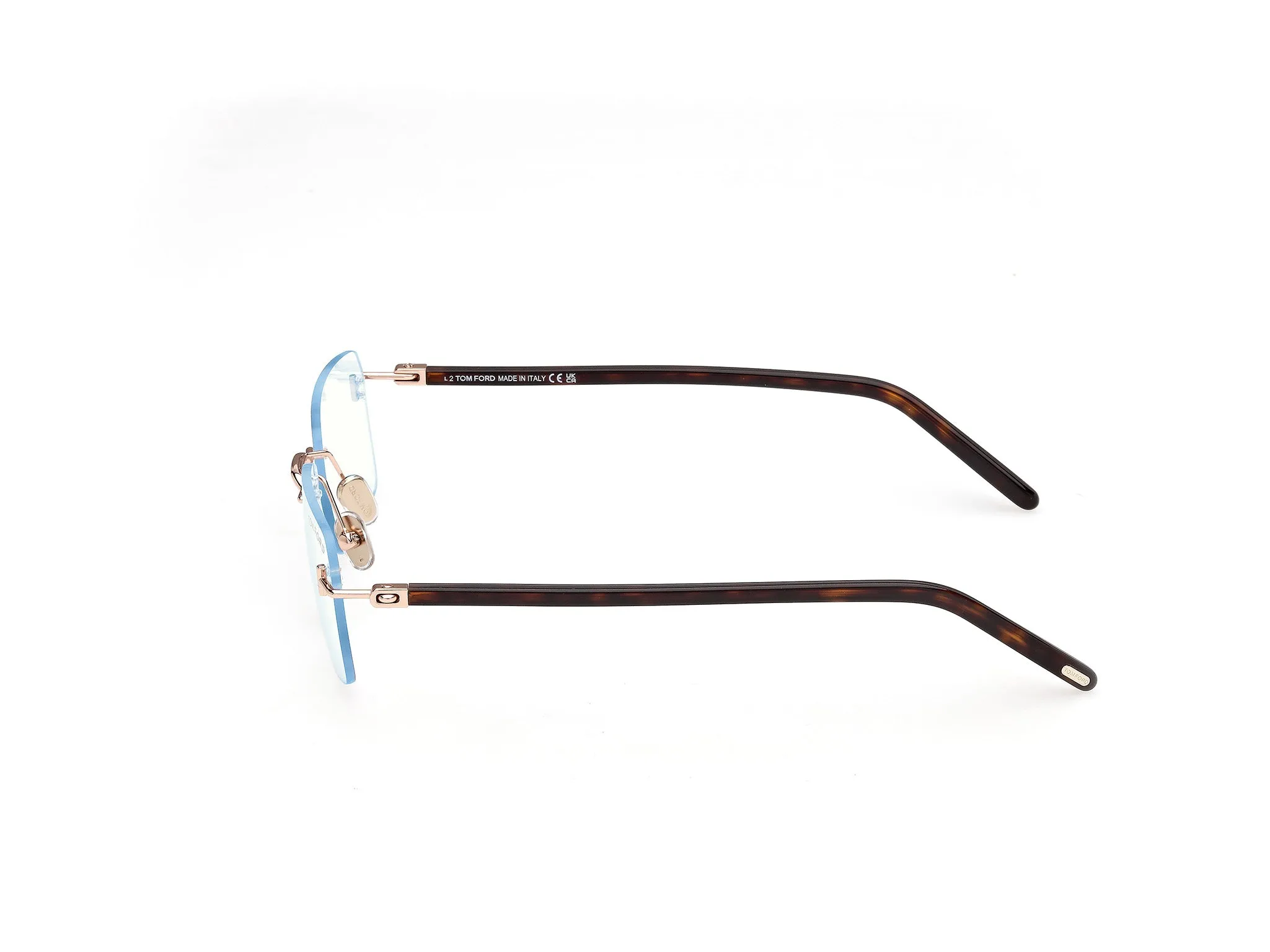 TOM FORD FT6210-B 28 Montature da vista Metallo Oro Squadrata Normale - immagine 3