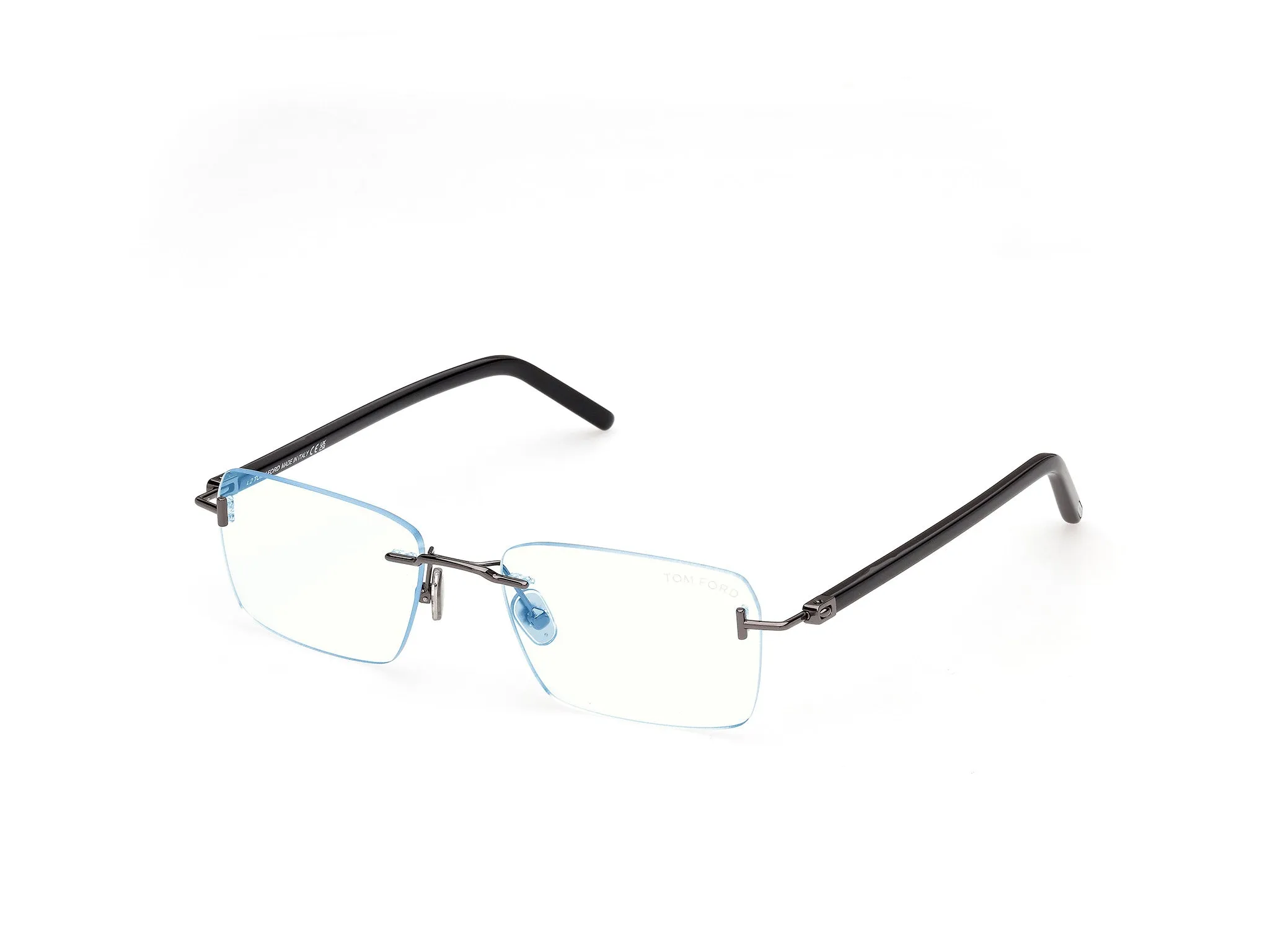 TOM FORD FT6210-B 12 Montature da vista Metallo Grigio Squadrata Normale - immagine 1