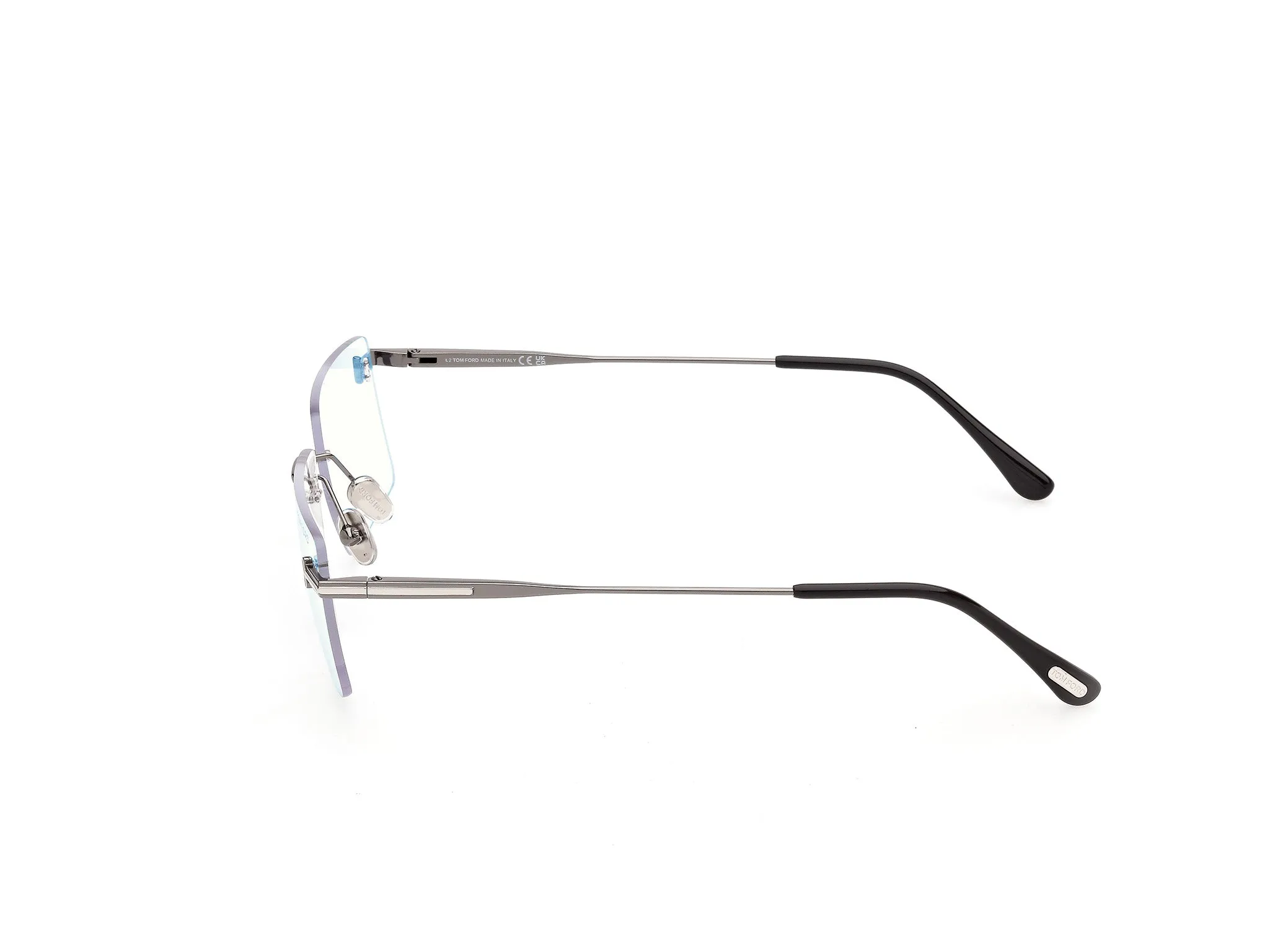 TOM FORD FT6197-B 8 Montature da vista Metallo Canna di fucile Squadrata Normale - immagine 3