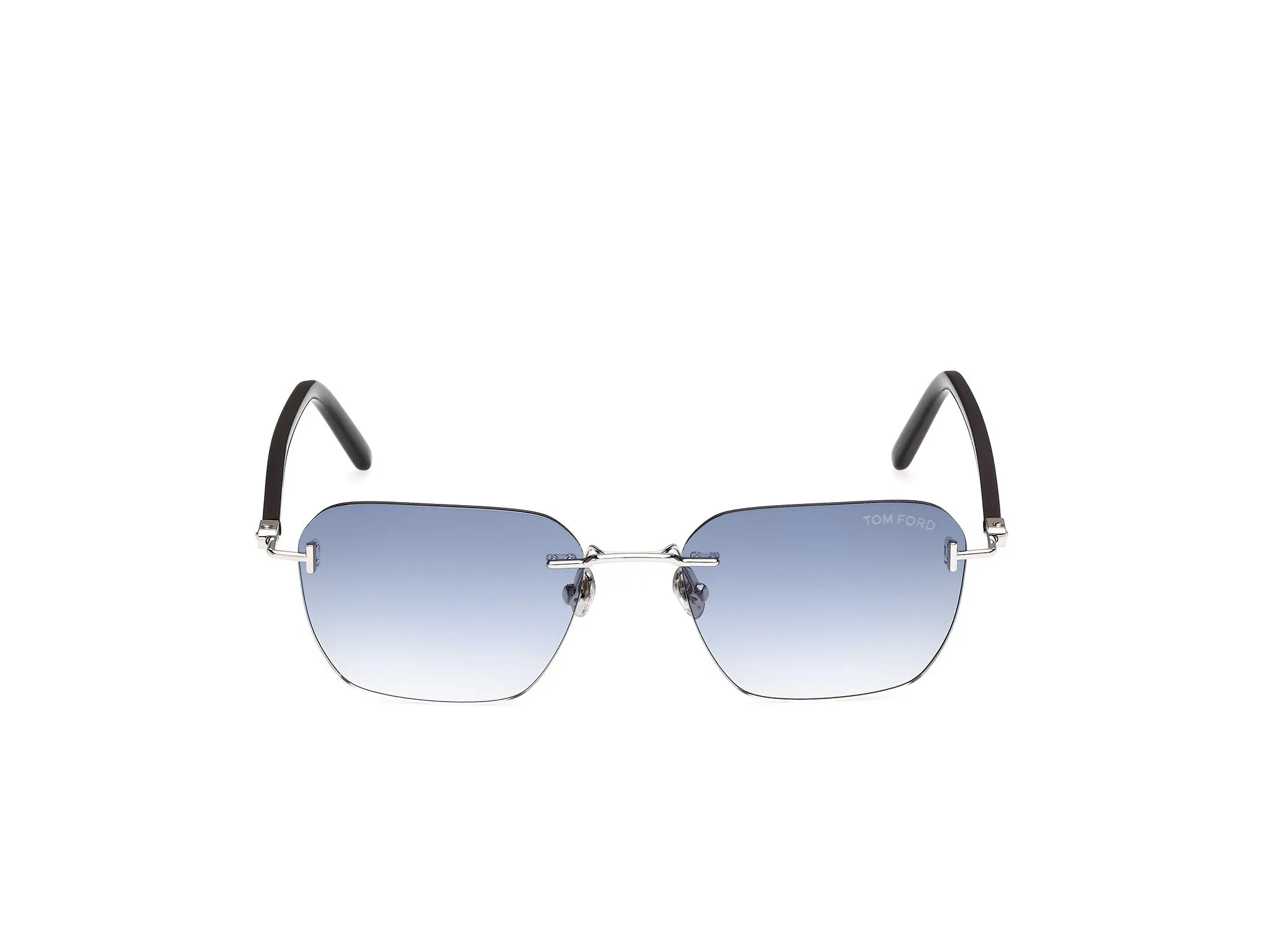 TOM FORD FT1433 CARSON-02 16W Occhiali da sole Metallo Palladio Blu Squadrata Normale - immagine 2