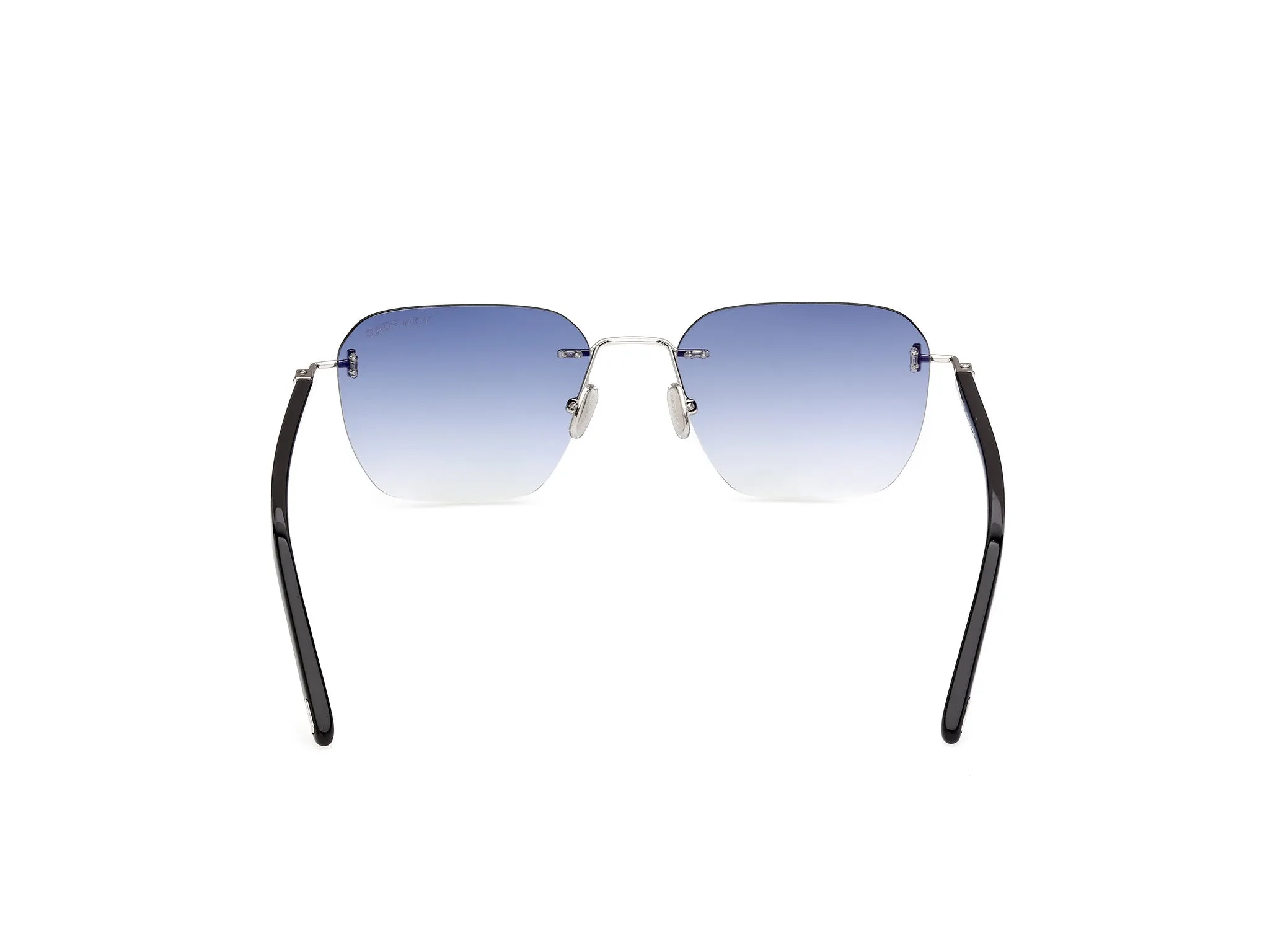 TOM FORD FT1433 CARSON-02 16W Occhiali da sole Metallo Palladio Blu Squadrata Normale - immagine 4