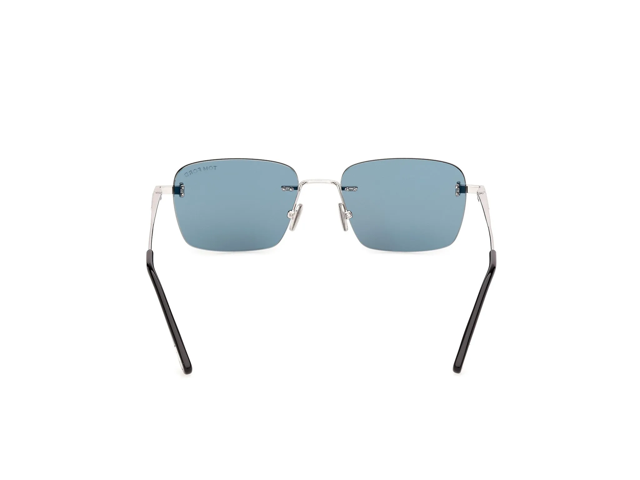 TOM FORD FT1354 JAKE-02 16V Occhiali da sole Metallo Palladio Blu Squadrata Normale - immagine 4