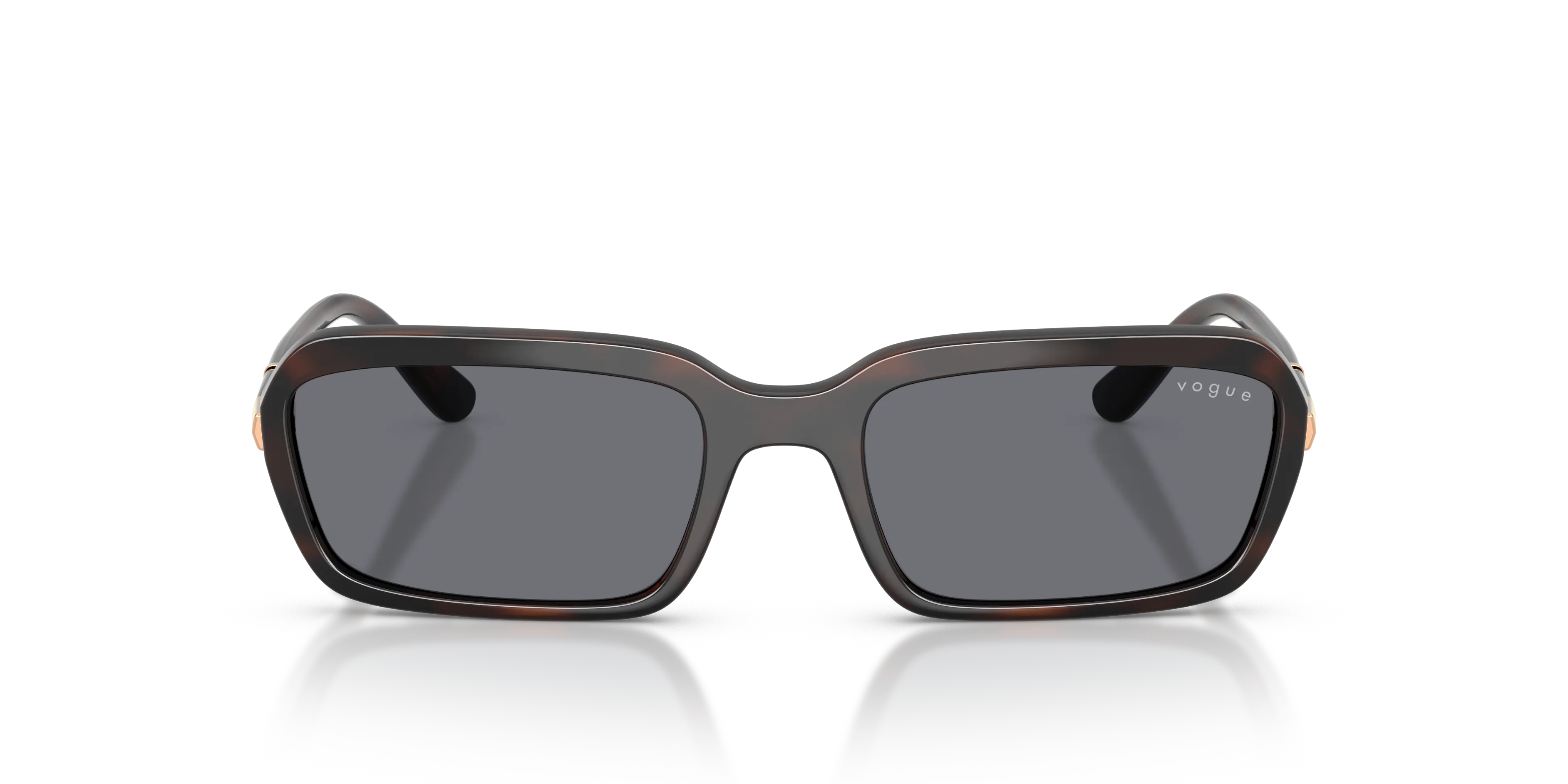 VOGUE EYEWEAR VO5744S 2386/1 Occhiali da sole Nylon Marrone Squadrata Normale - immagine 3