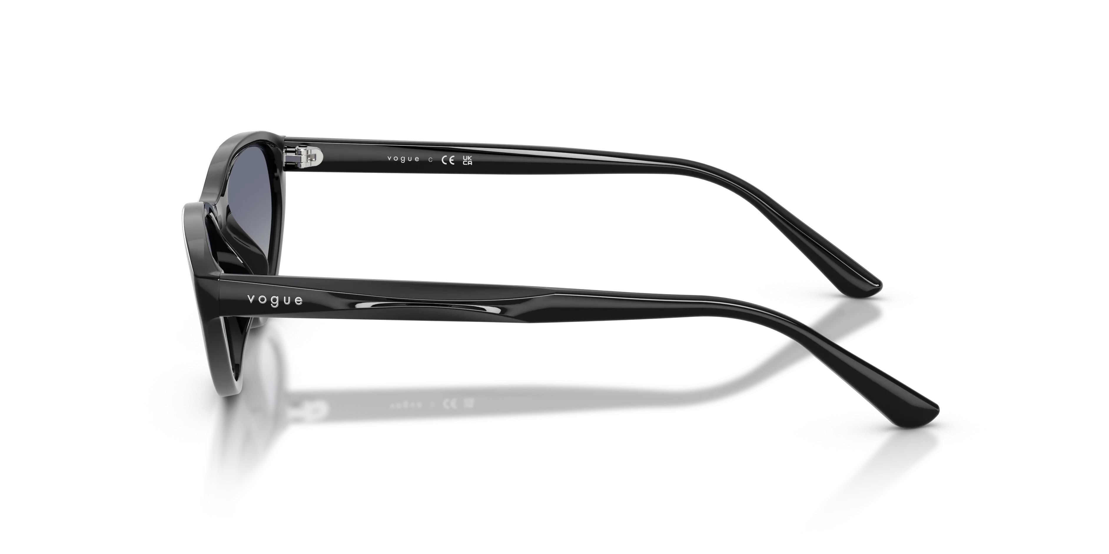VOGUE EYEWEAR VO5726SU W44/4L Occhiali da sole Acetato Nero Cat Eye Normale Sfumato - immagine 4