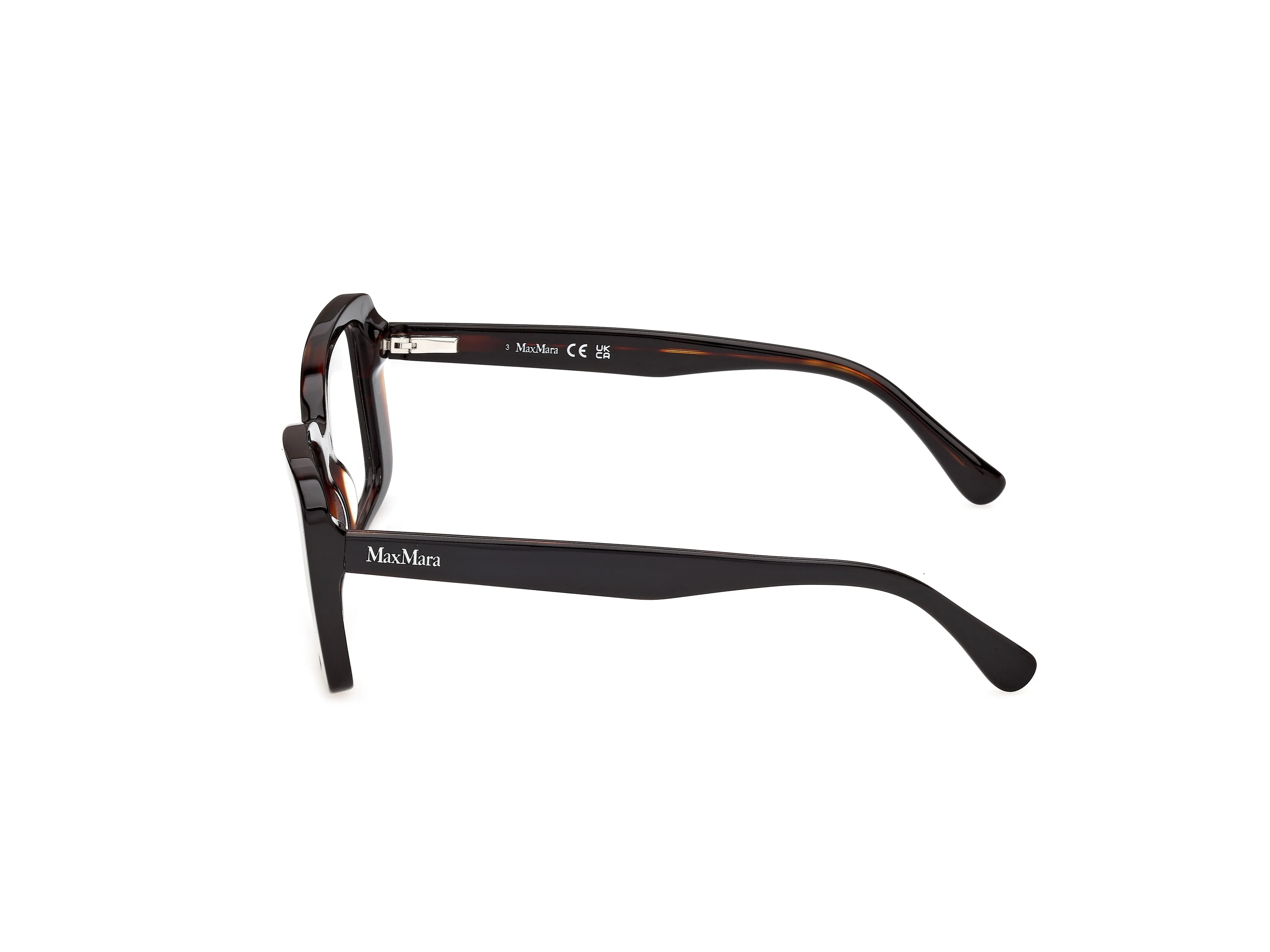 Max Mara MM5266 56 Montature da vista Acetato Havana Fumo Squadrata Normale - immagine 3