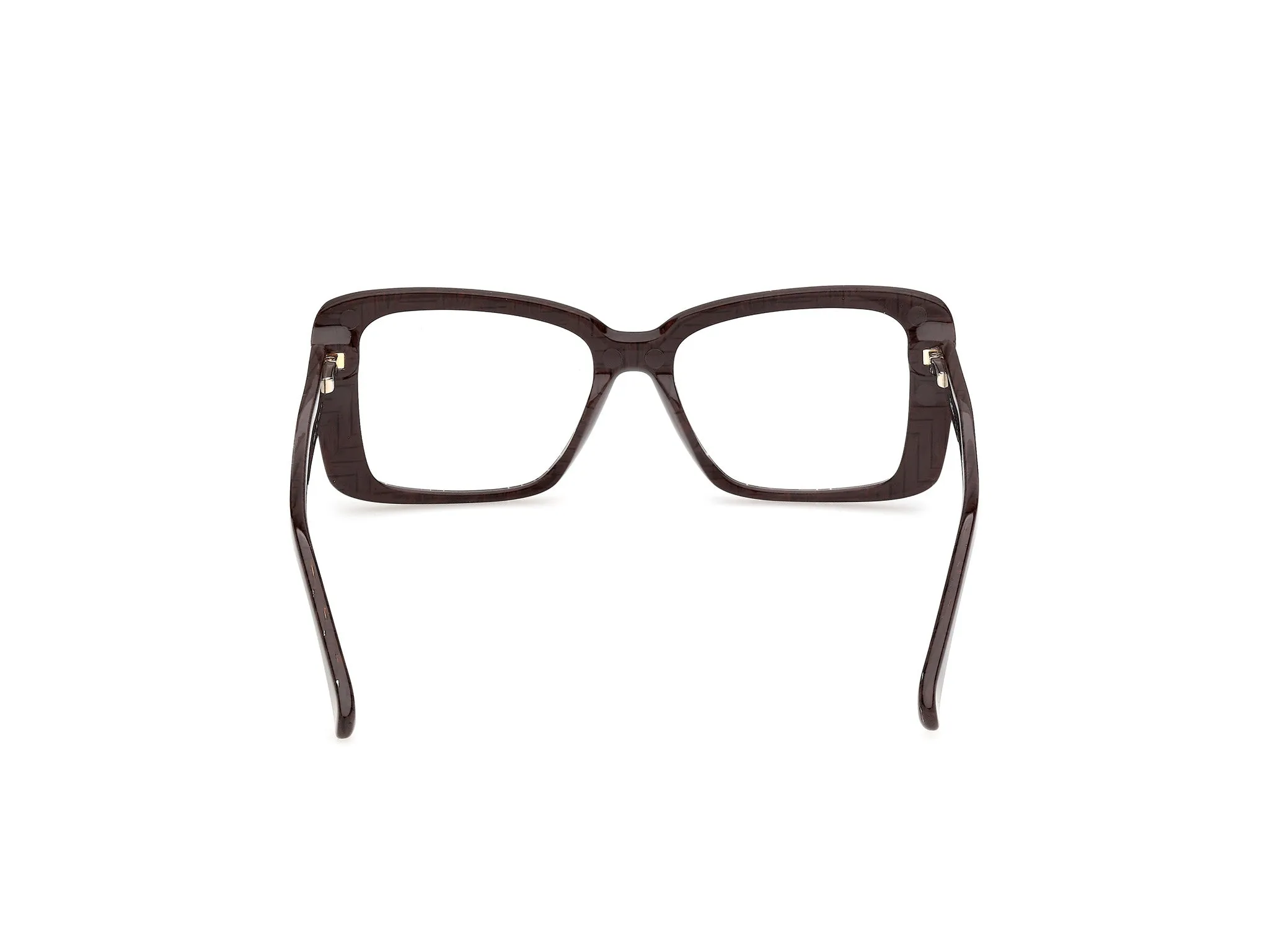 Max Mara MM5266 50 Montature da vista Acetato Marrone Marrone Squadrata Normale - immagine 4