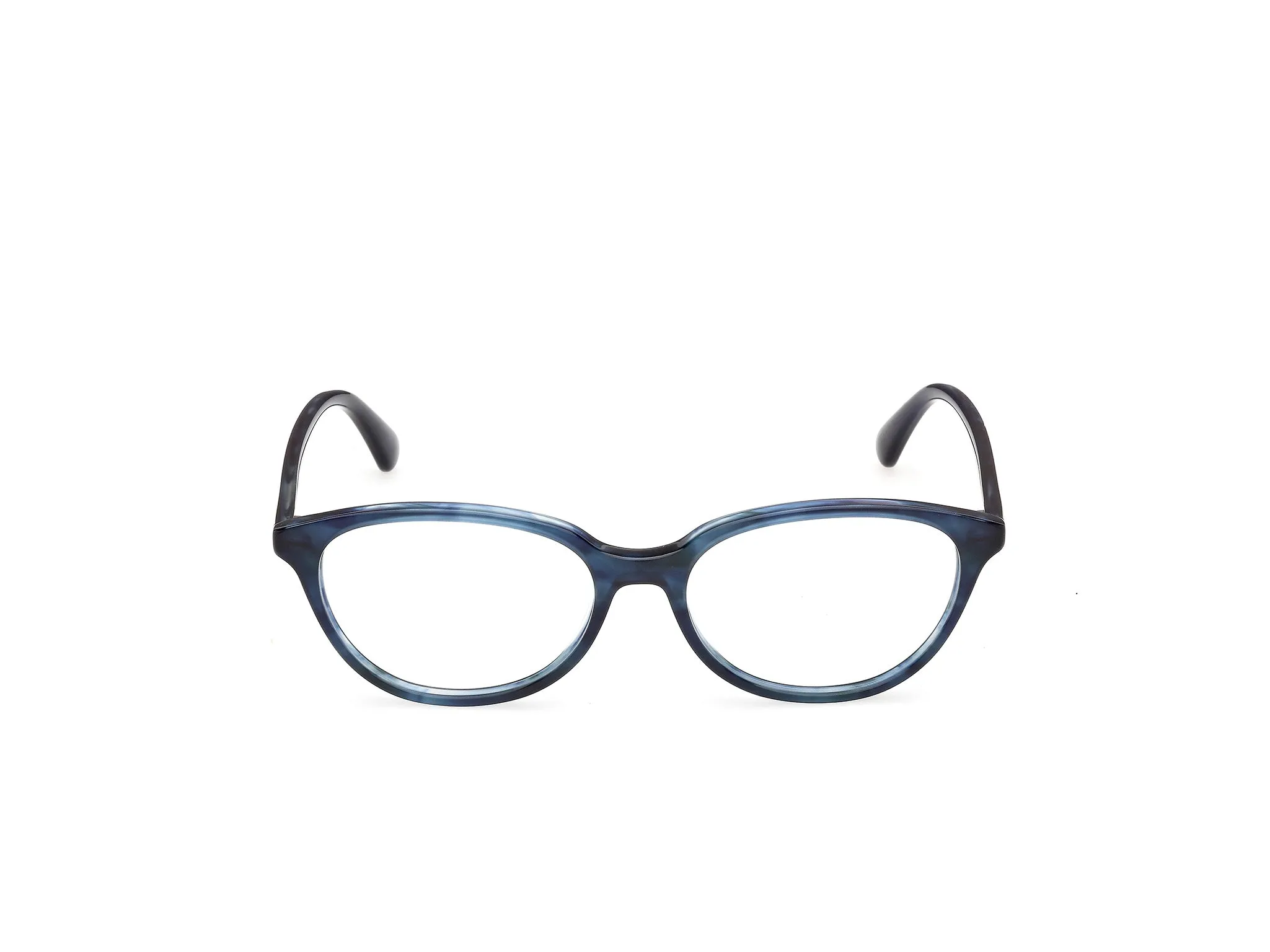 Max Mara MM5265 92 Montature da vista Acetato Blu Rotonda Normale - immagine 2