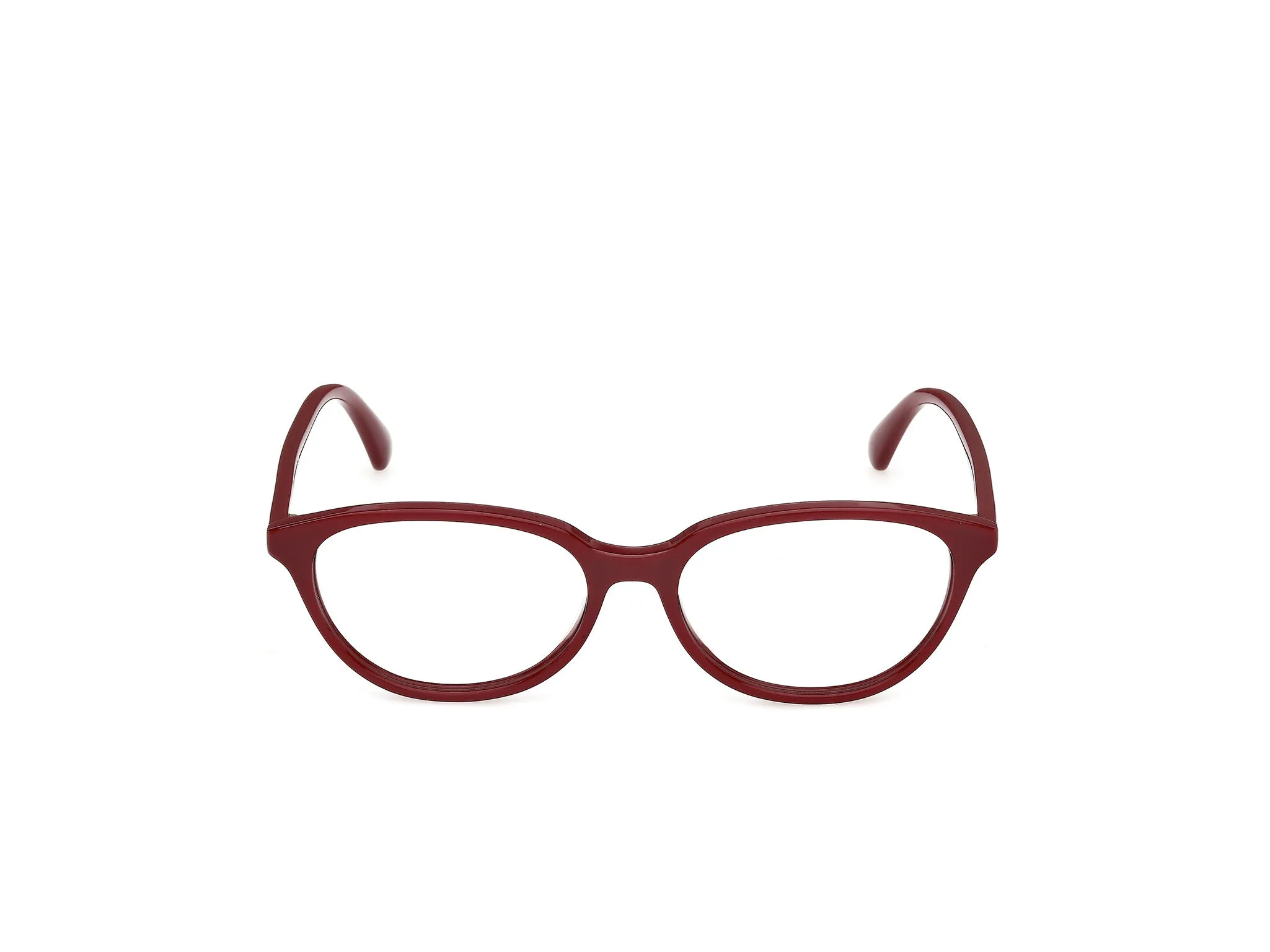 Max Mara MM5265 69 Montature da vista Acetato Bordeaux Rotonda Normale - immagine 2
