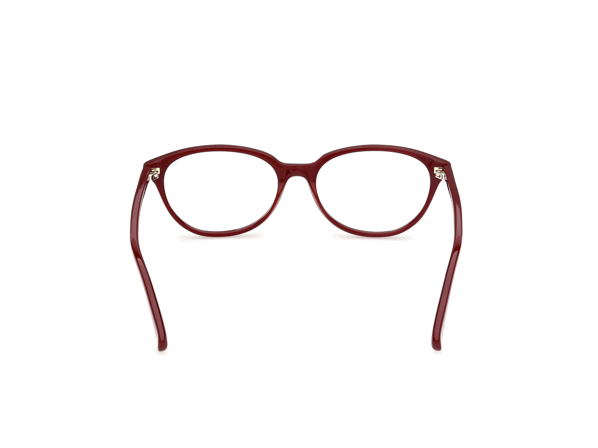 Max Mara MM5265 69 Montature da vista Acetato Bordeaux Rotonda Normale - immagine 4