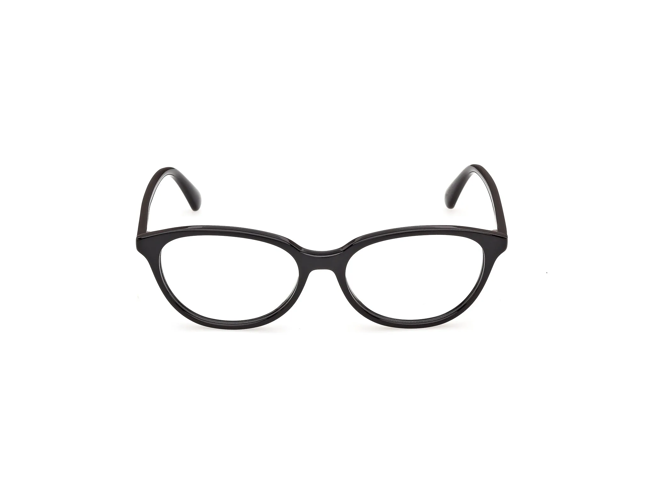 Max Mara MM5265 1 Montature da vista Acetato Nero Rotonda Normale - immagine 2