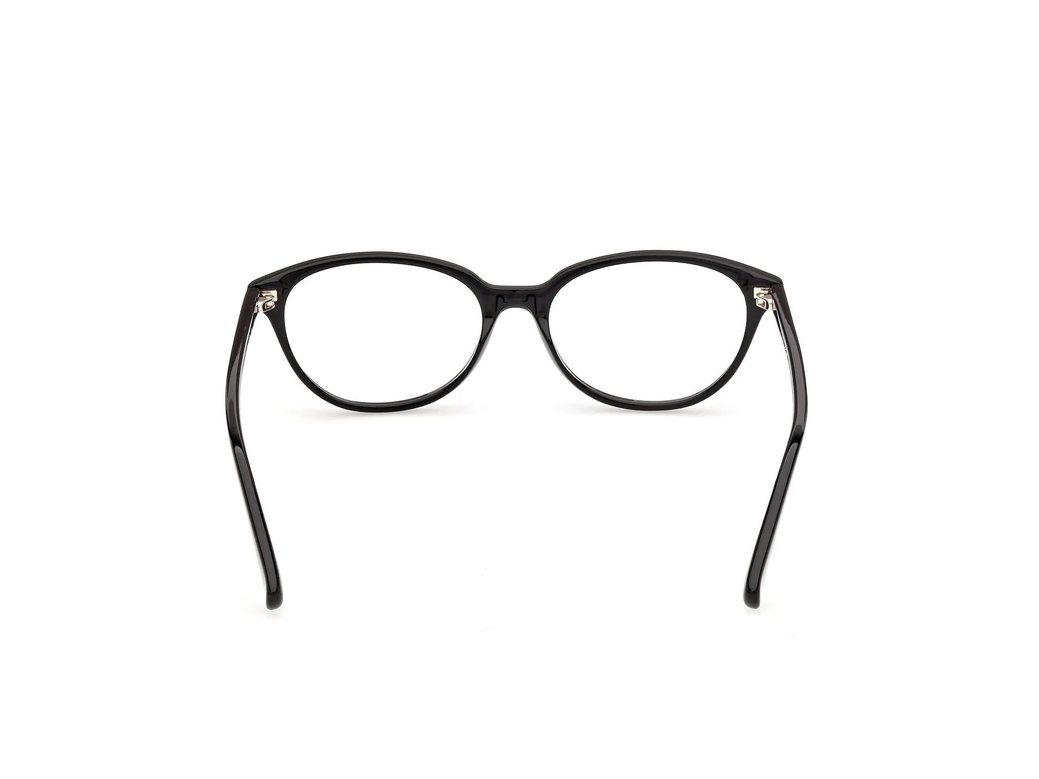 Max Mara MM5265 1 Montature da vista Acetato Nero Rotonda Normale - immagine 4