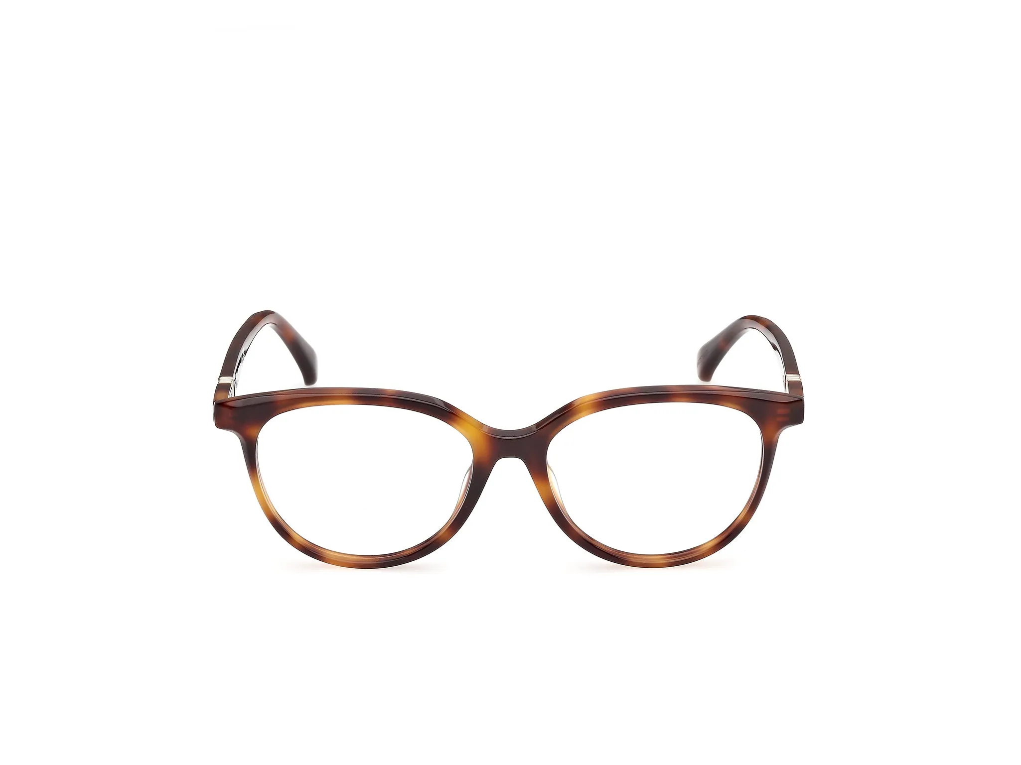 Max Mara MM5262 52 Montature da vista Acetato Havana Rotonda Normale - immagine 2