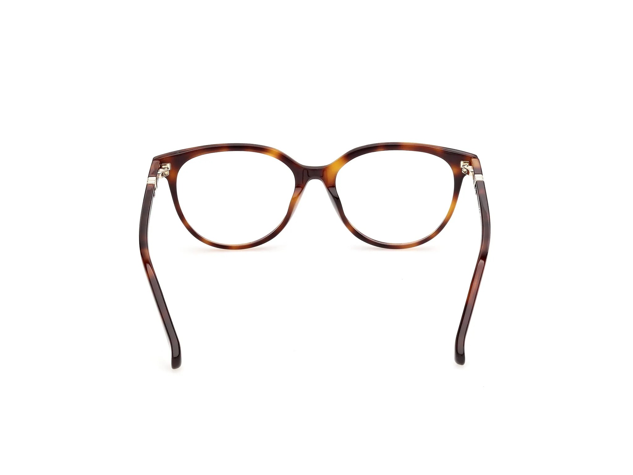 Max Mara MM5262 52 Montature da vista Acetato Havana Rotonda Normale - immagine 4