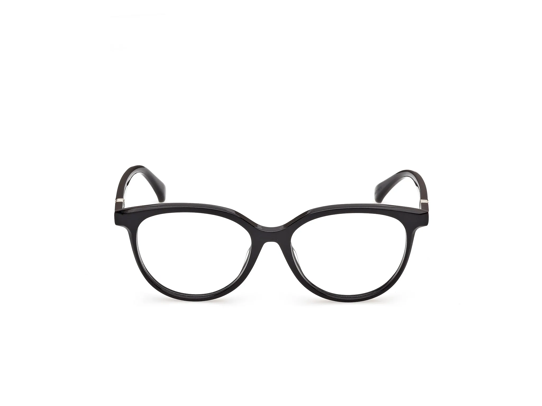 Max Mara MM5262 1 Montature da vista Acetato Nero Rotonda Normale - immagine 2
