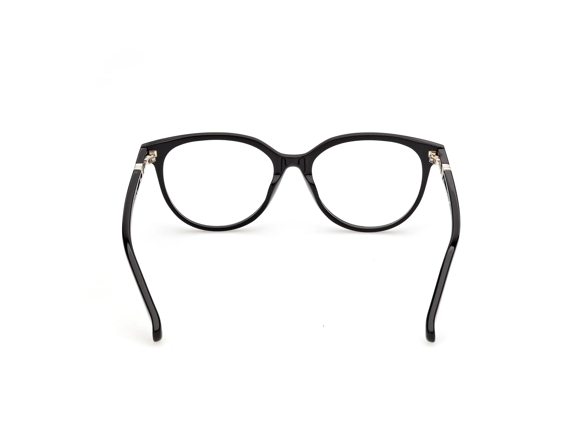 Max Mara MM5262 1 Montature da vista Acetato Nero Rotonda Normale - immagine 4