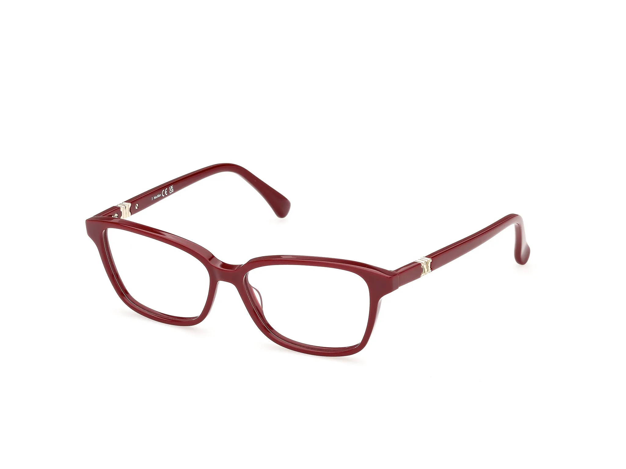 Max Mara MM5261 69 Montature da vista Acetato Bordeaux Squadrata Normale - immagine 1