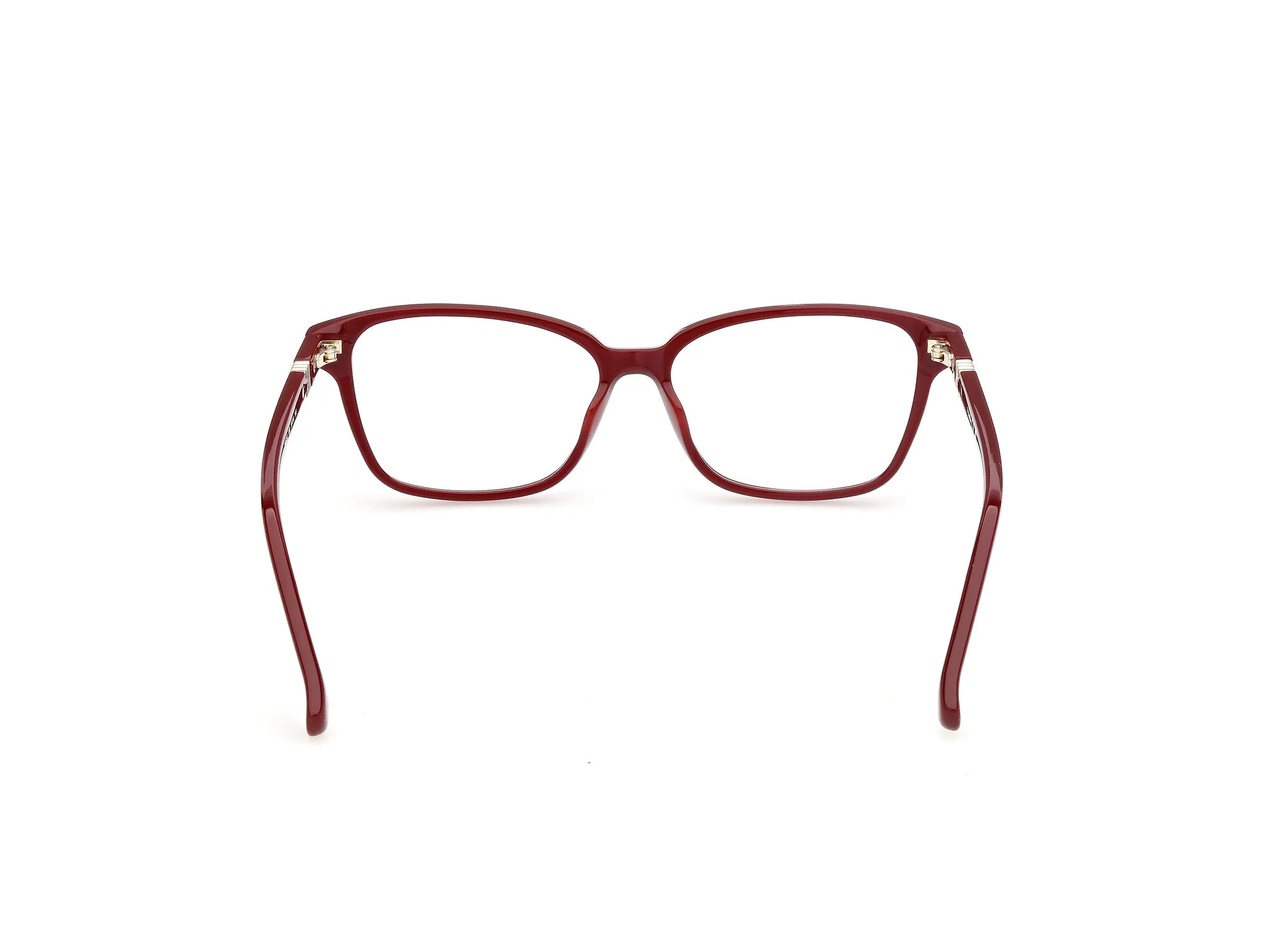 Max Mara MM5261 69 Montature da vista Acetato Bordeaux Squadrata Normale - immagine 4