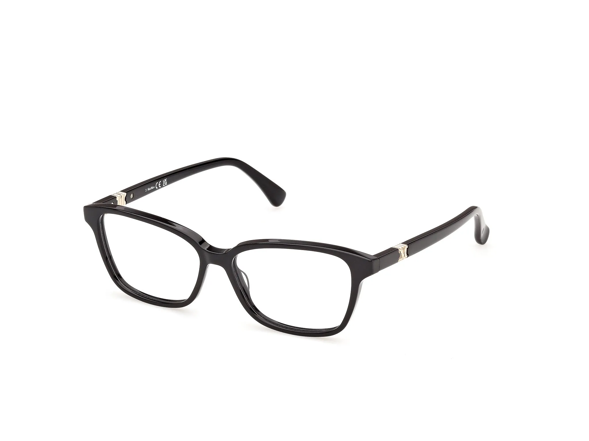 Max Mara MM5261 1 Montature da vista Acetato Nero Squadrata Normale - immagine 1