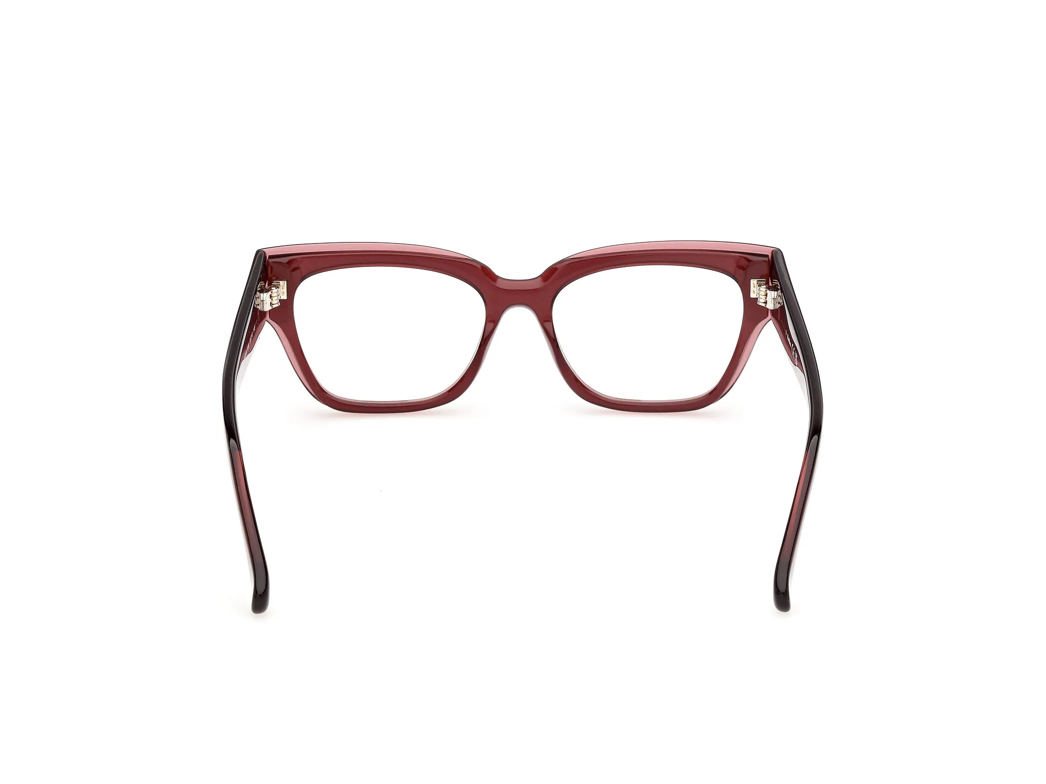 Max Mara MM5259 69 Montature da vista Acetato Bordeaux Squadrata Normale - immagine 4