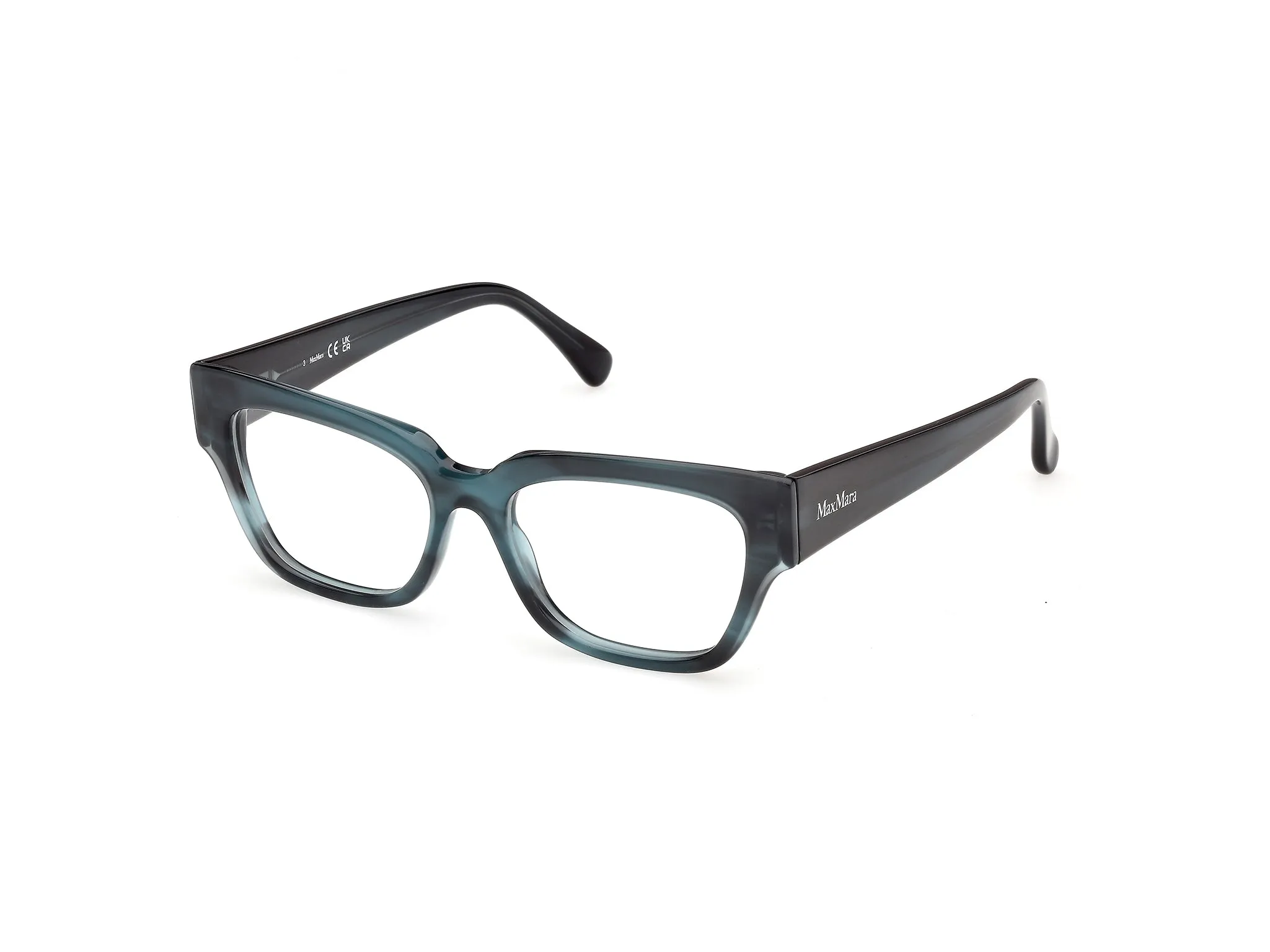 Max Mara MM5259 64 Montature da vista Acetato Verde Squadrata Normale - immagine 1